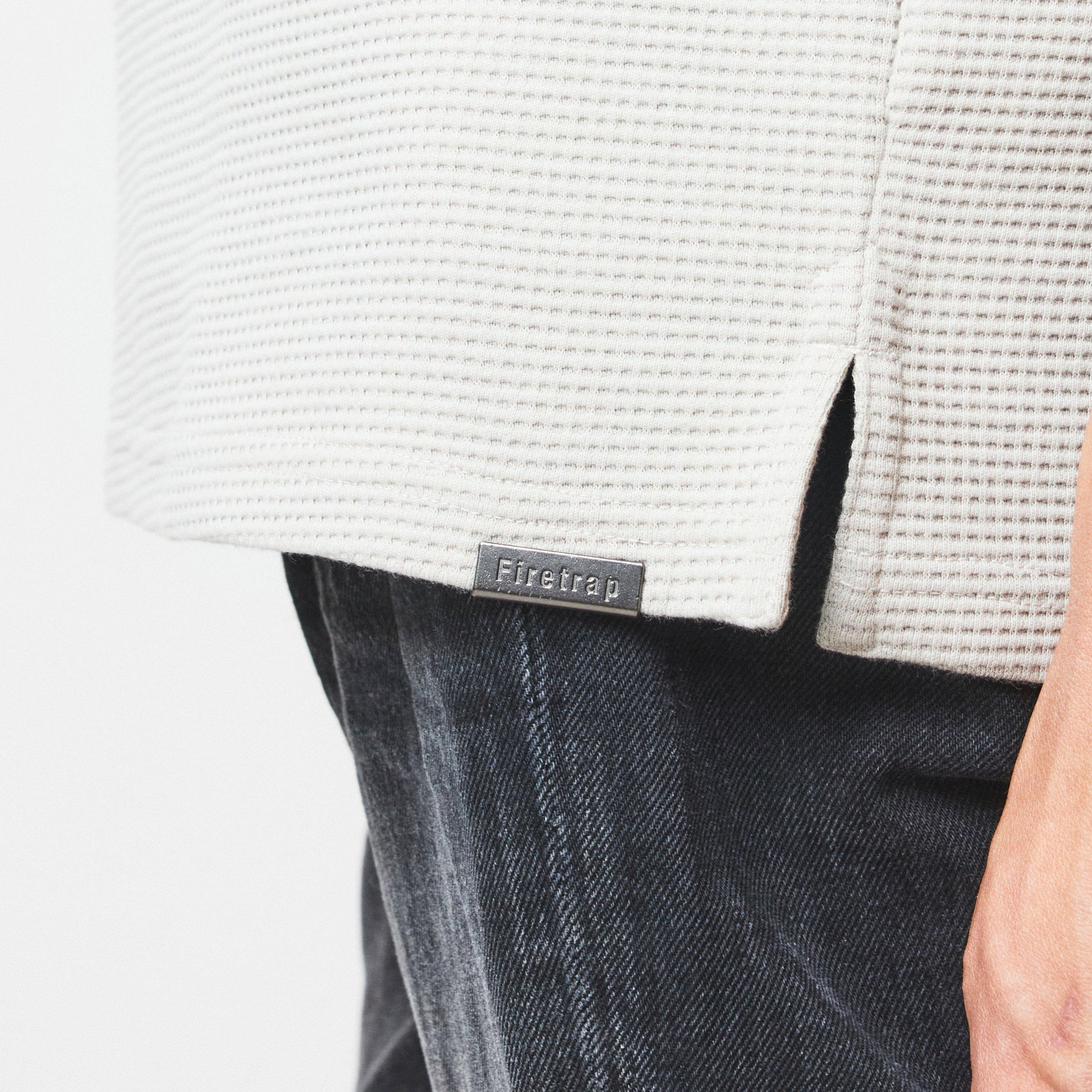 Clay - Firetrap - Regular Fit Waffle T-Shirt - 5