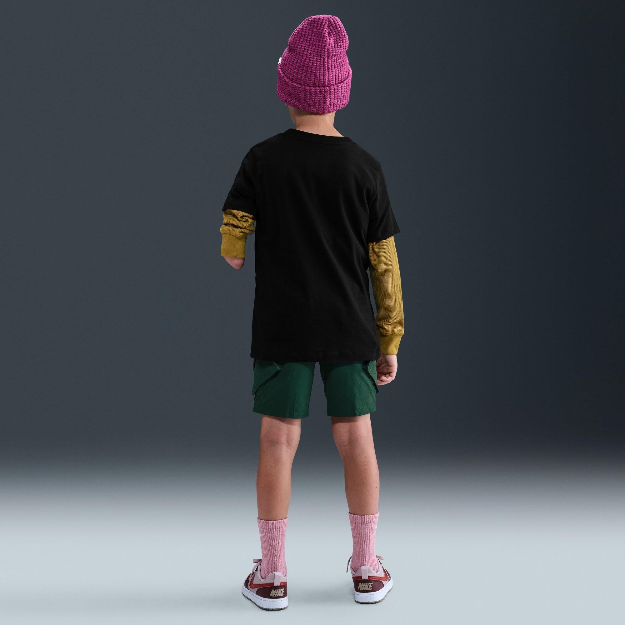 Schwarz - Nike - Animal Tee Jn54 - 8