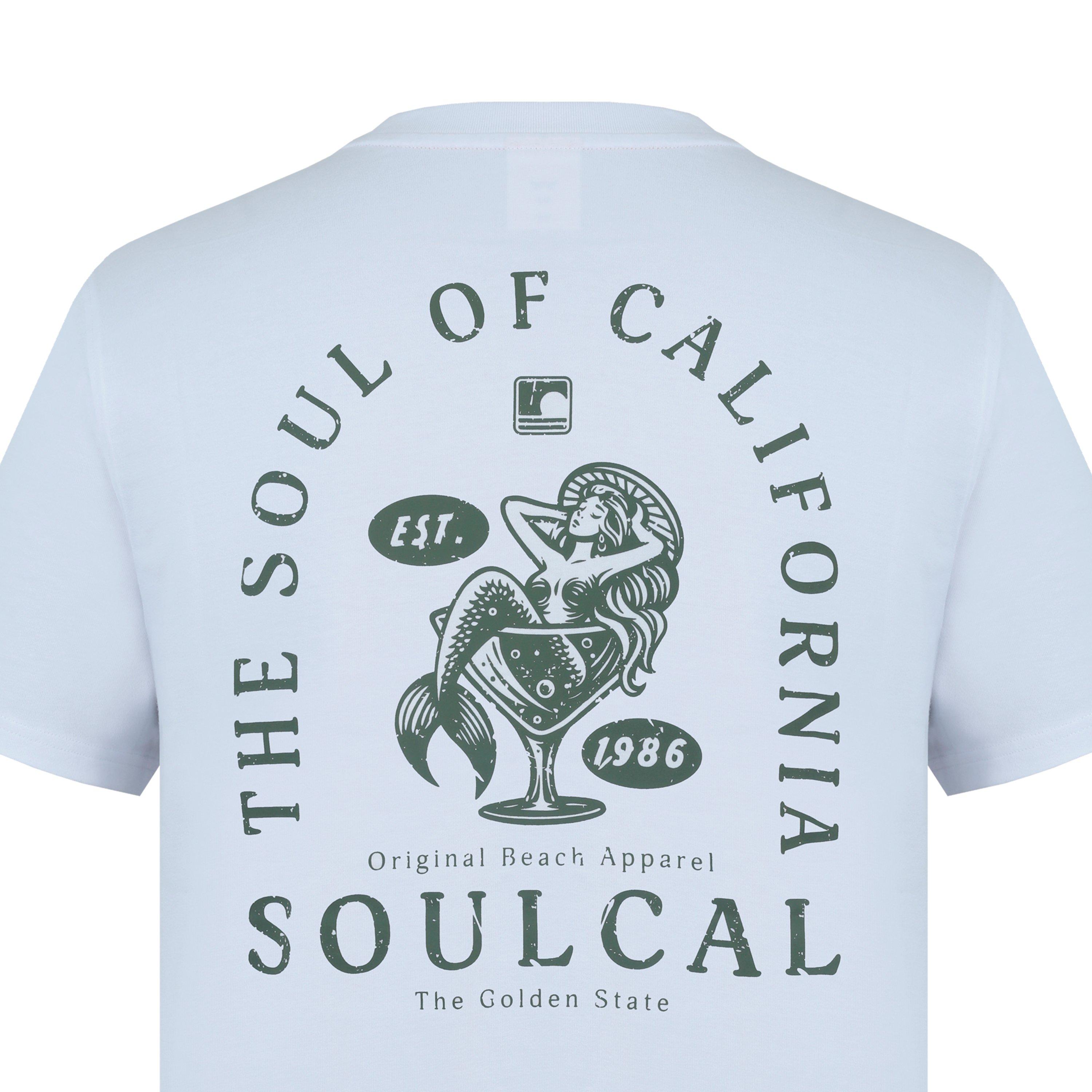 White BackLogo - SoulCal - Graphic Print T-Shirt Men’s - 6