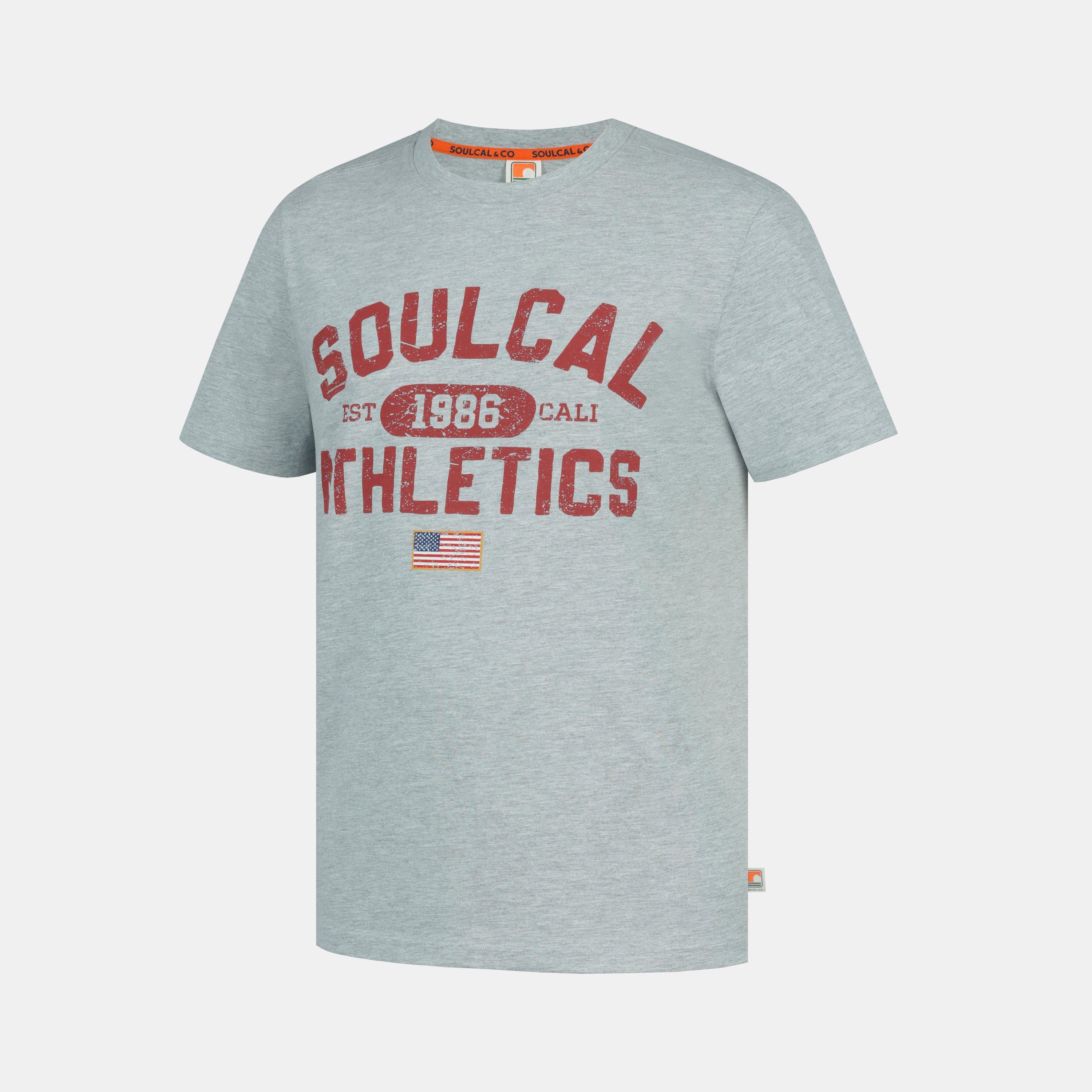 Grey Athletic - SoulCal - Graphic Print T-Shirt Men’s - 2