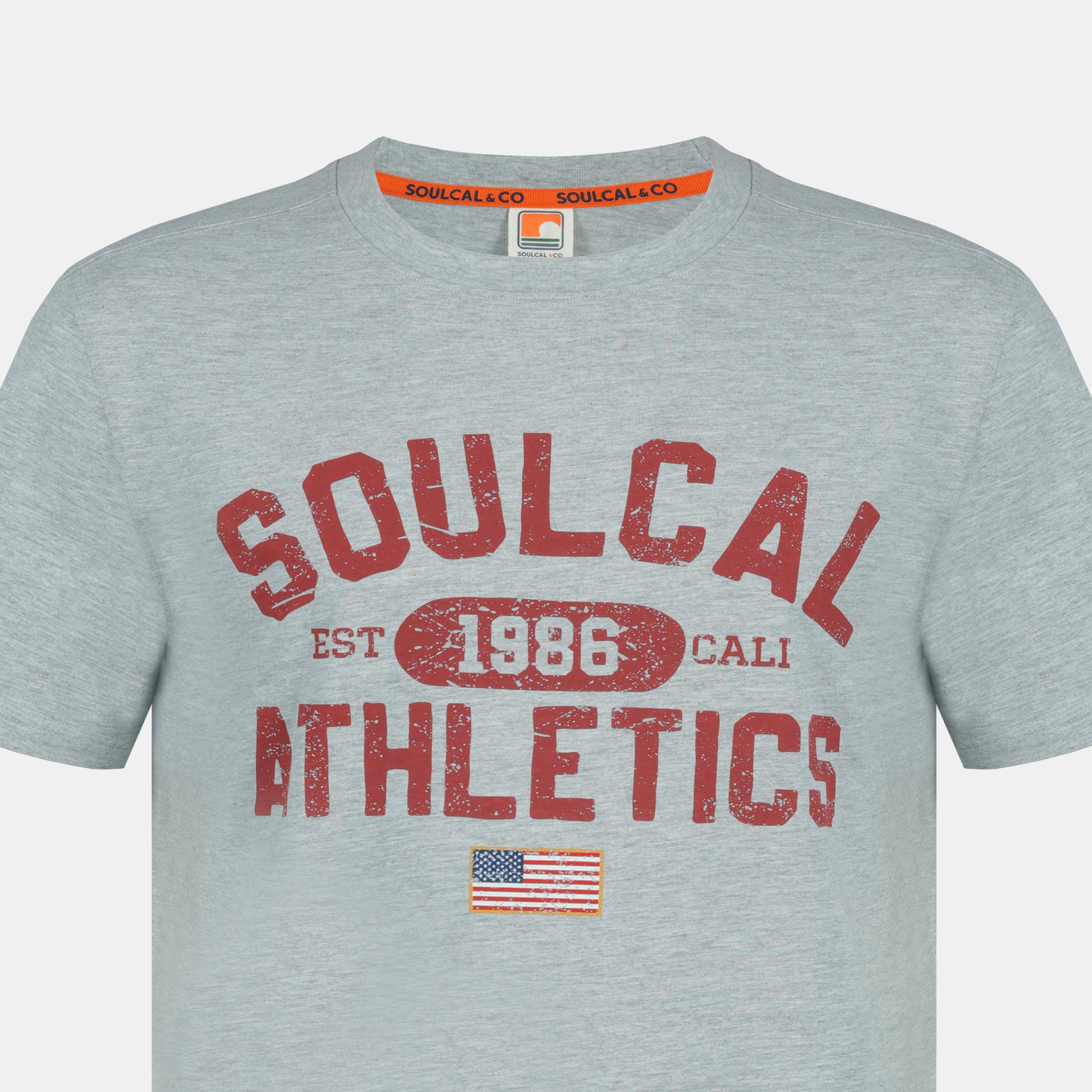 Grey Athletic - SoulCal - Graphic Print T-Shirt Men’s - 4