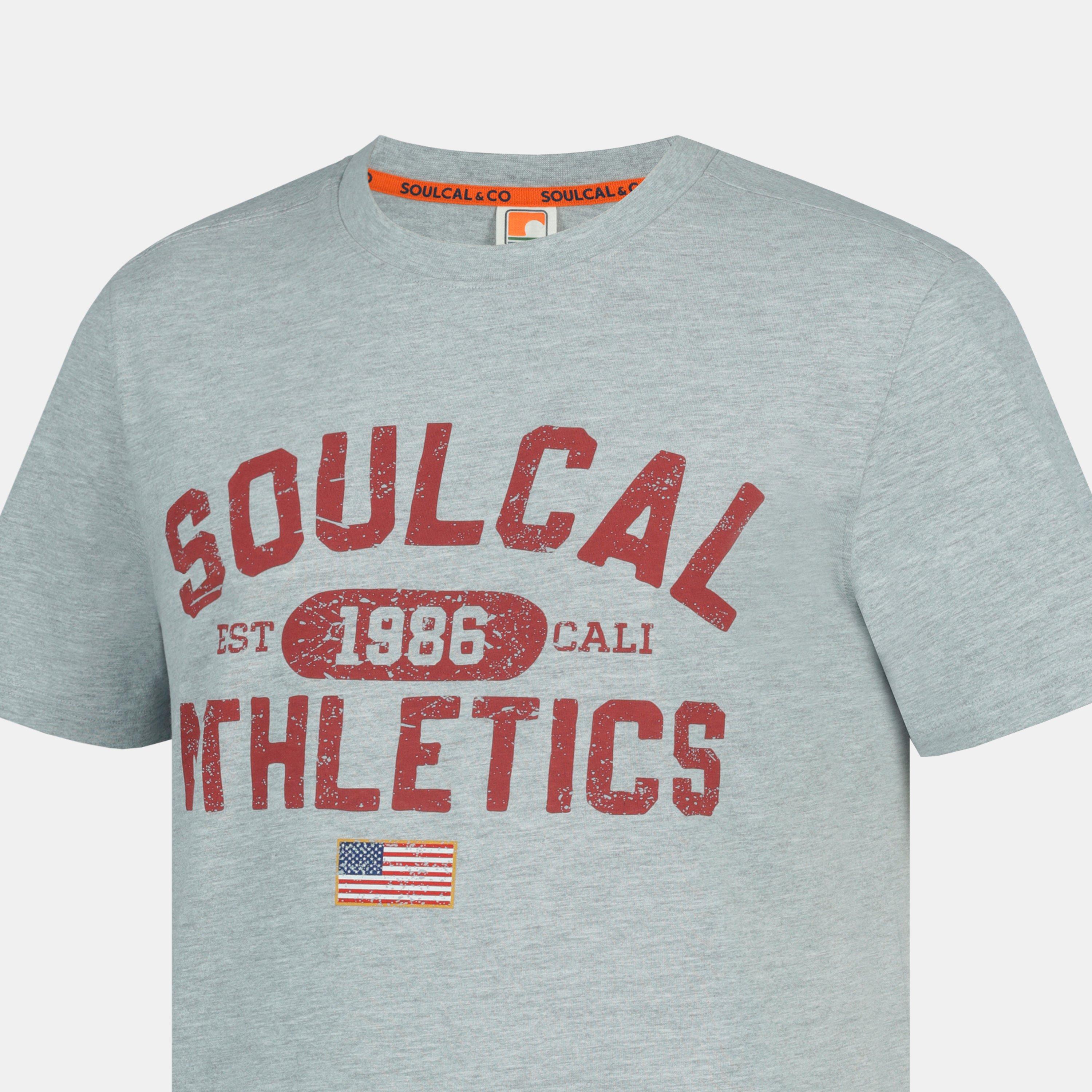 Grey Athletic - SoulCal - Graphic Print T-Shirt Men’s - 5