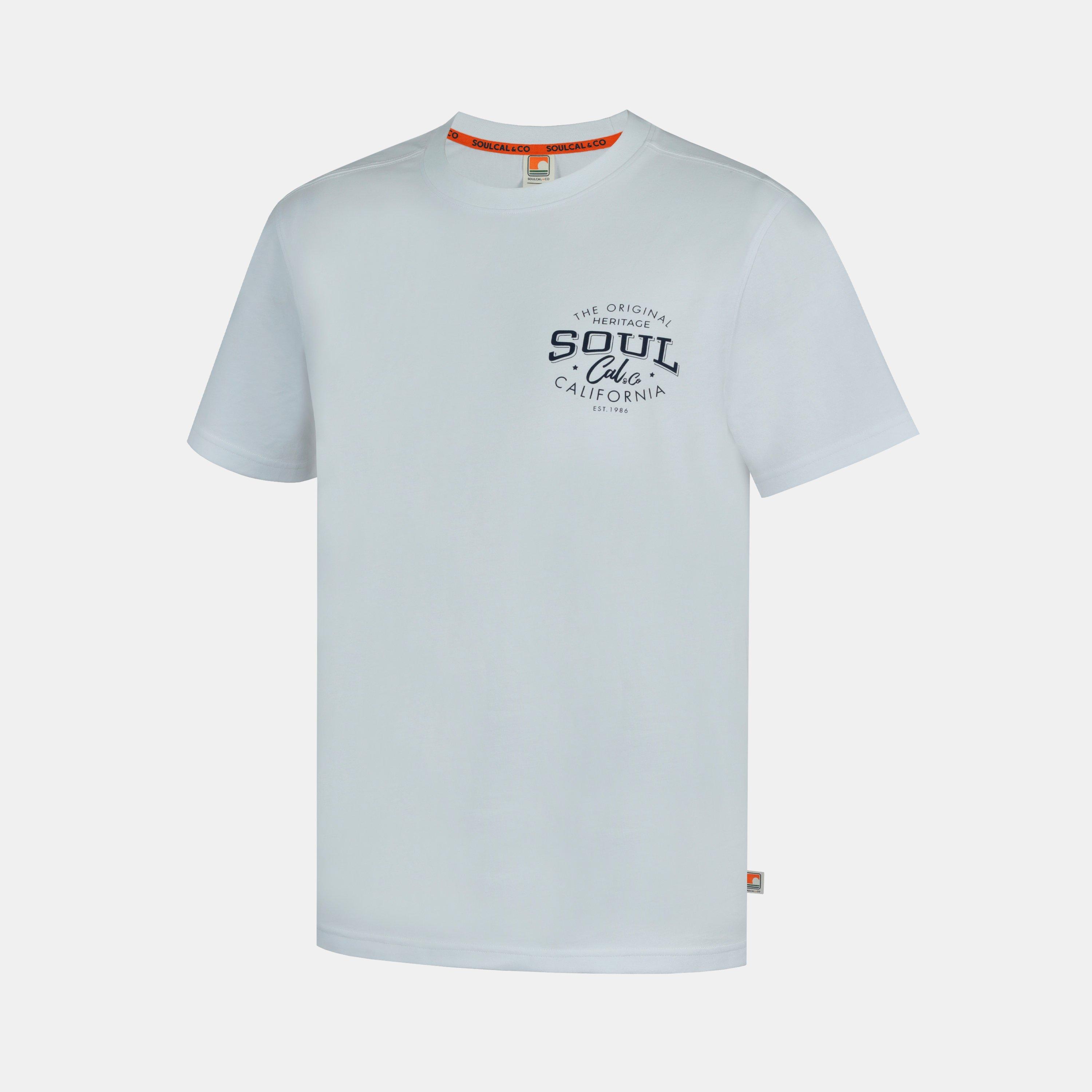White Heritage - SoulCal - Graphic Print T-Shirt Men’s - 2