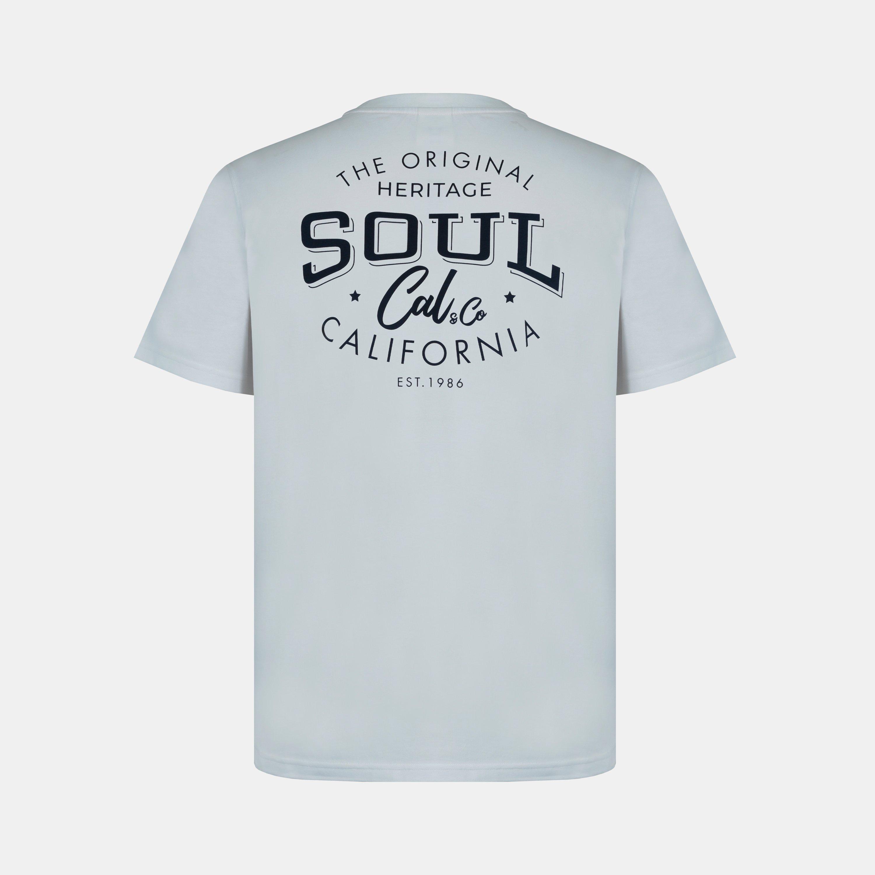 White Heritage - SoulCal - Graphic Print T-Shirt Men’s - 3