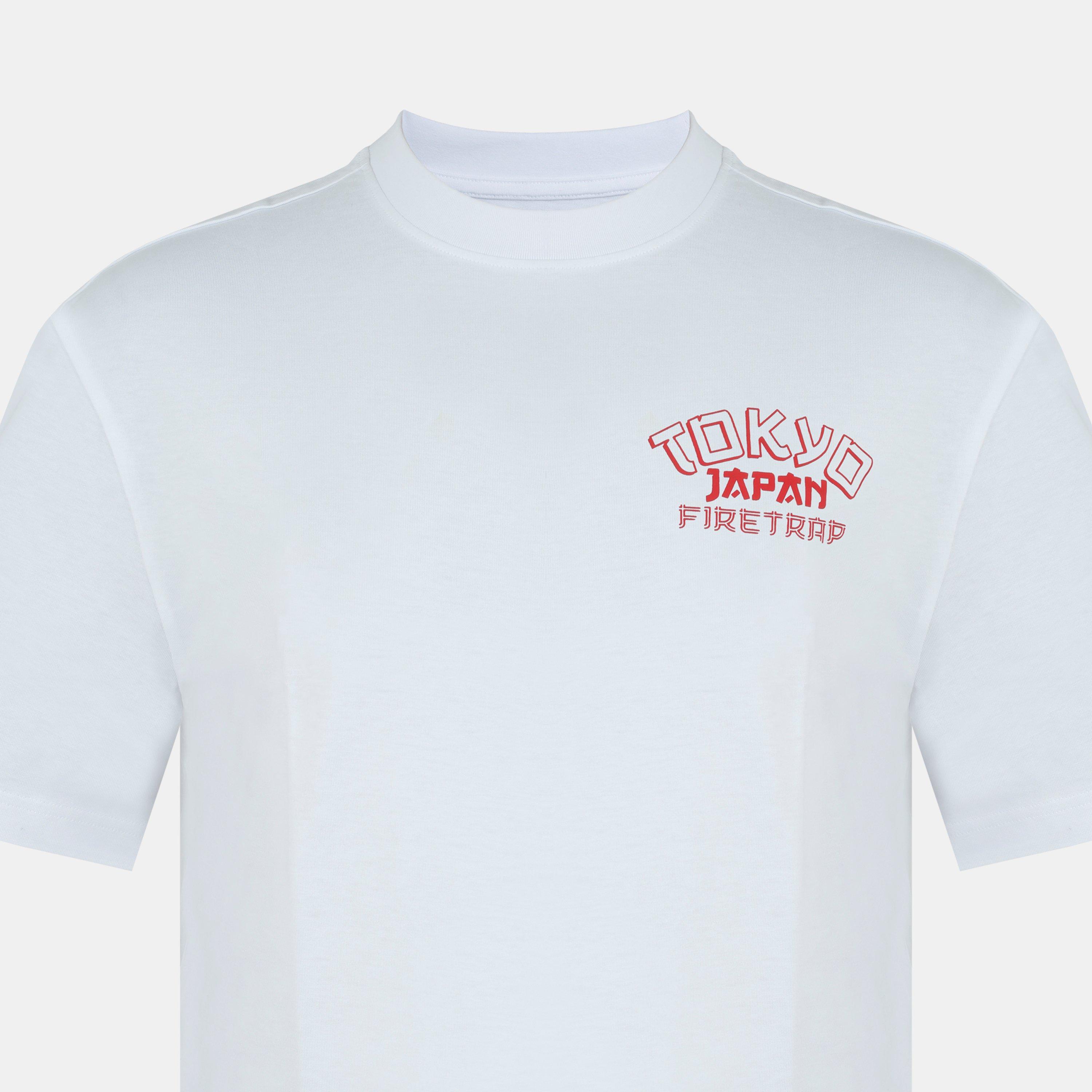 White - Firetrap - Tokyo Oversized T-Shirt - 3