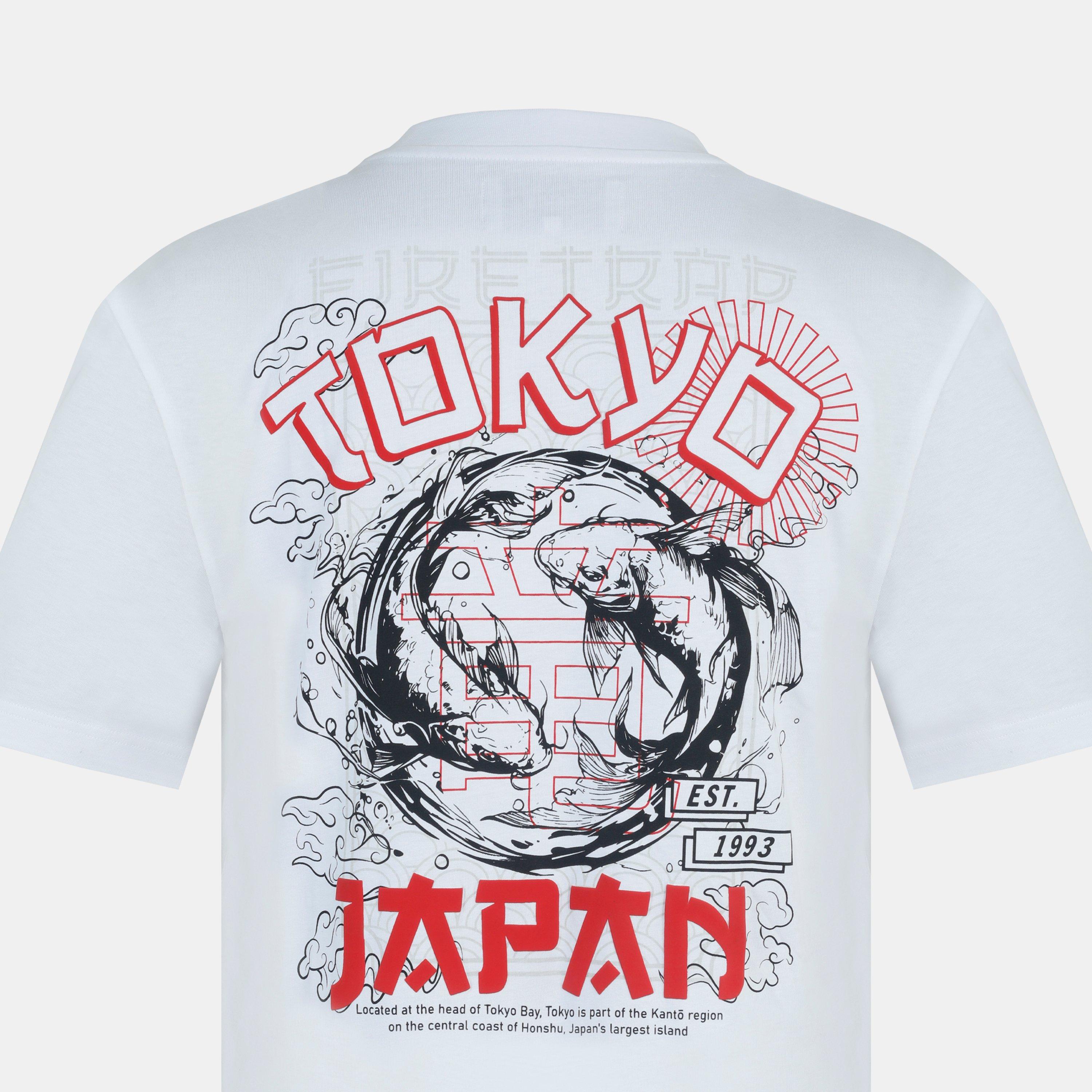 White - Firetrap - Tokyo Oversized T-Shirt - 4