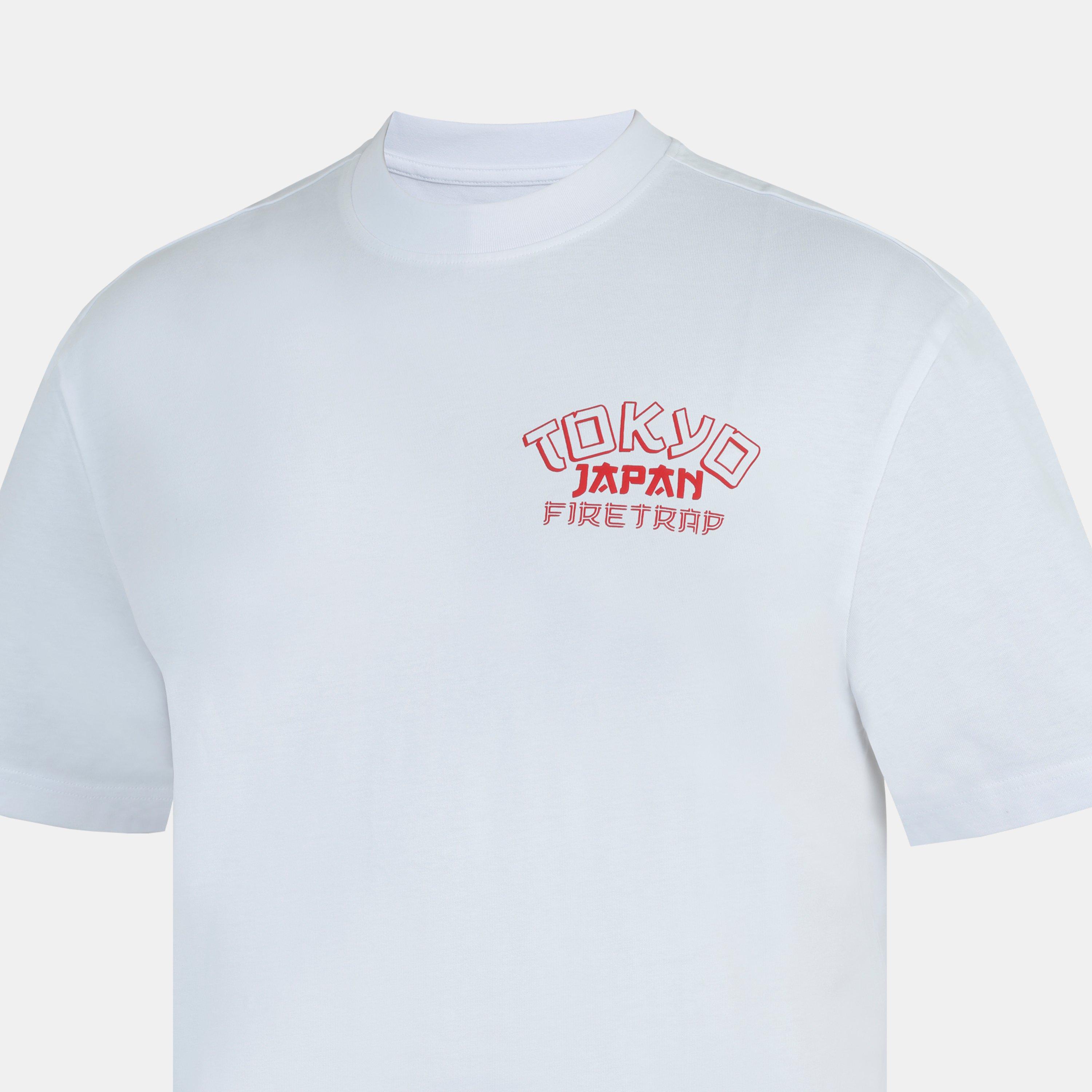 White - Firetrap - Tokyo Oversized T-Shirt - 5