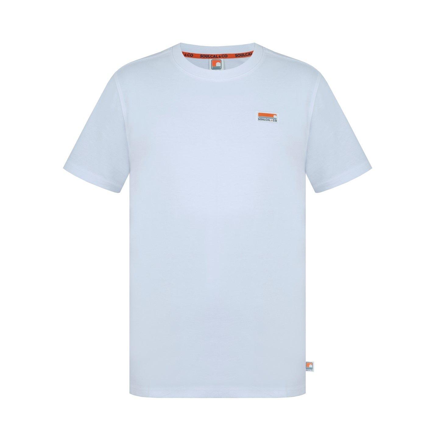 White - SoulCal - Mens Signature Regular Fit T-Shirt - 1