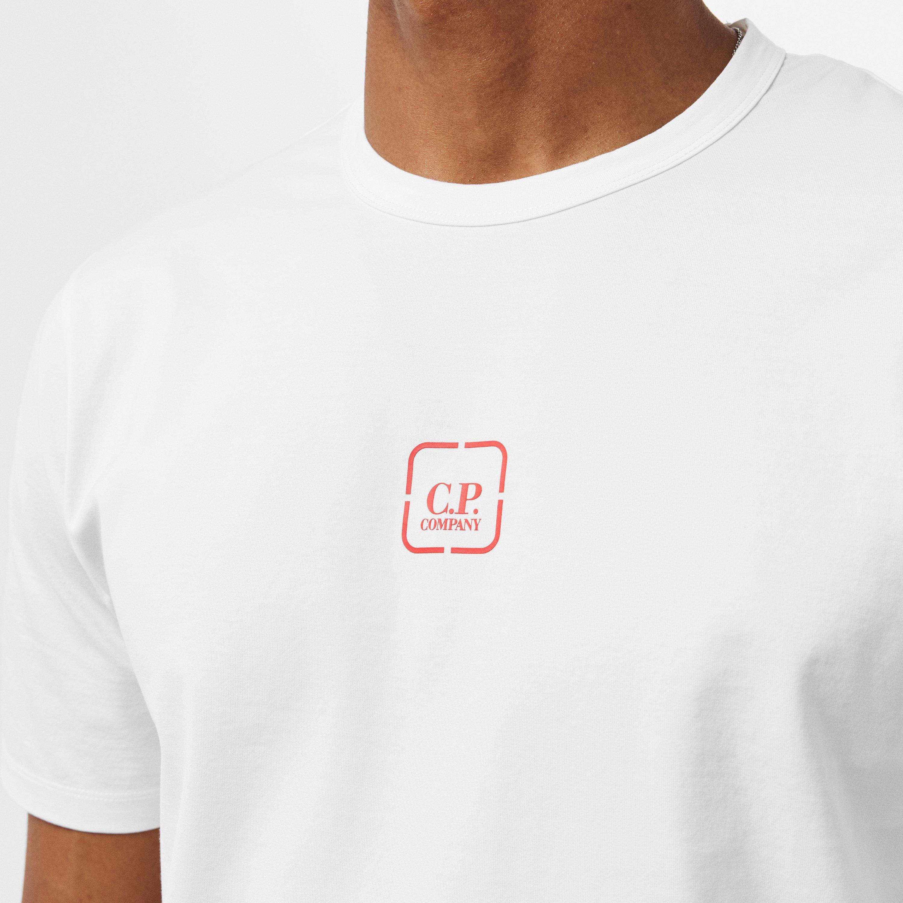 Gauze White 103 - CP Company Metropolis - Back Logo T-Shirt - 4