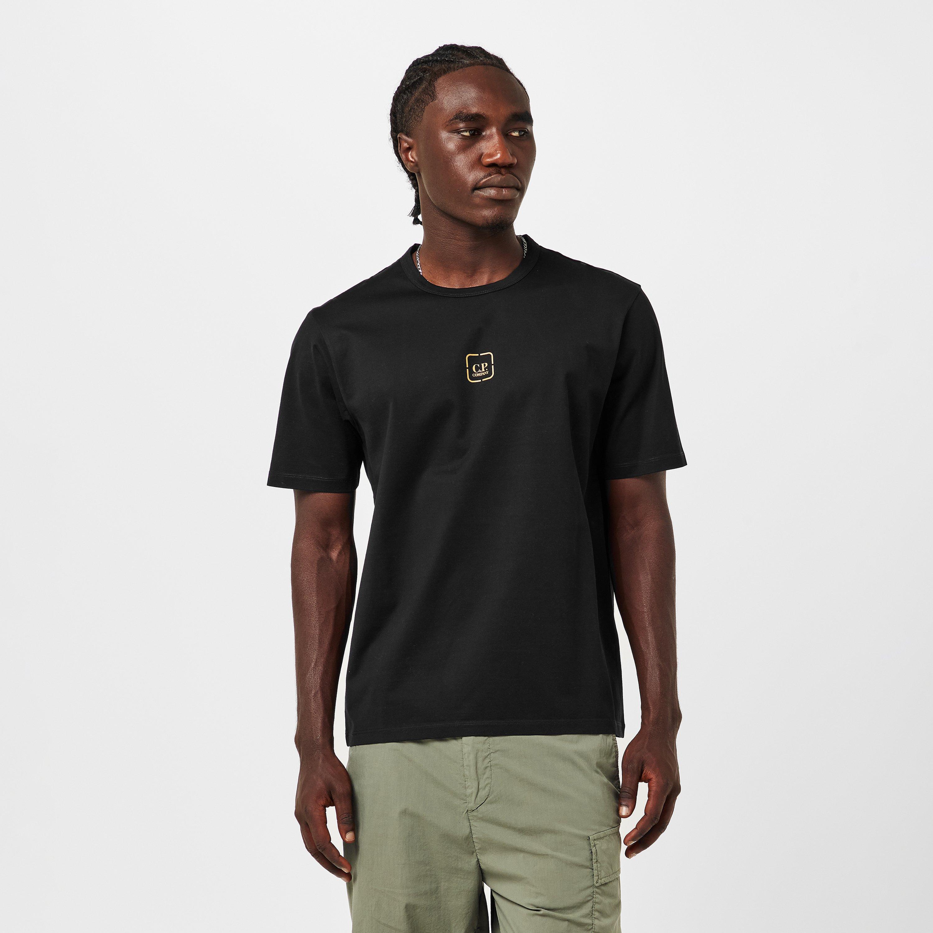 Black 999 - CP Company Metropolis - Back Logo T-Shirt - 3