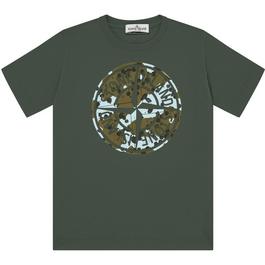 Stone Island Junior Graphic Camo T Shirt