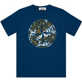 Stone Island Junior Graphic Camo T Shirt