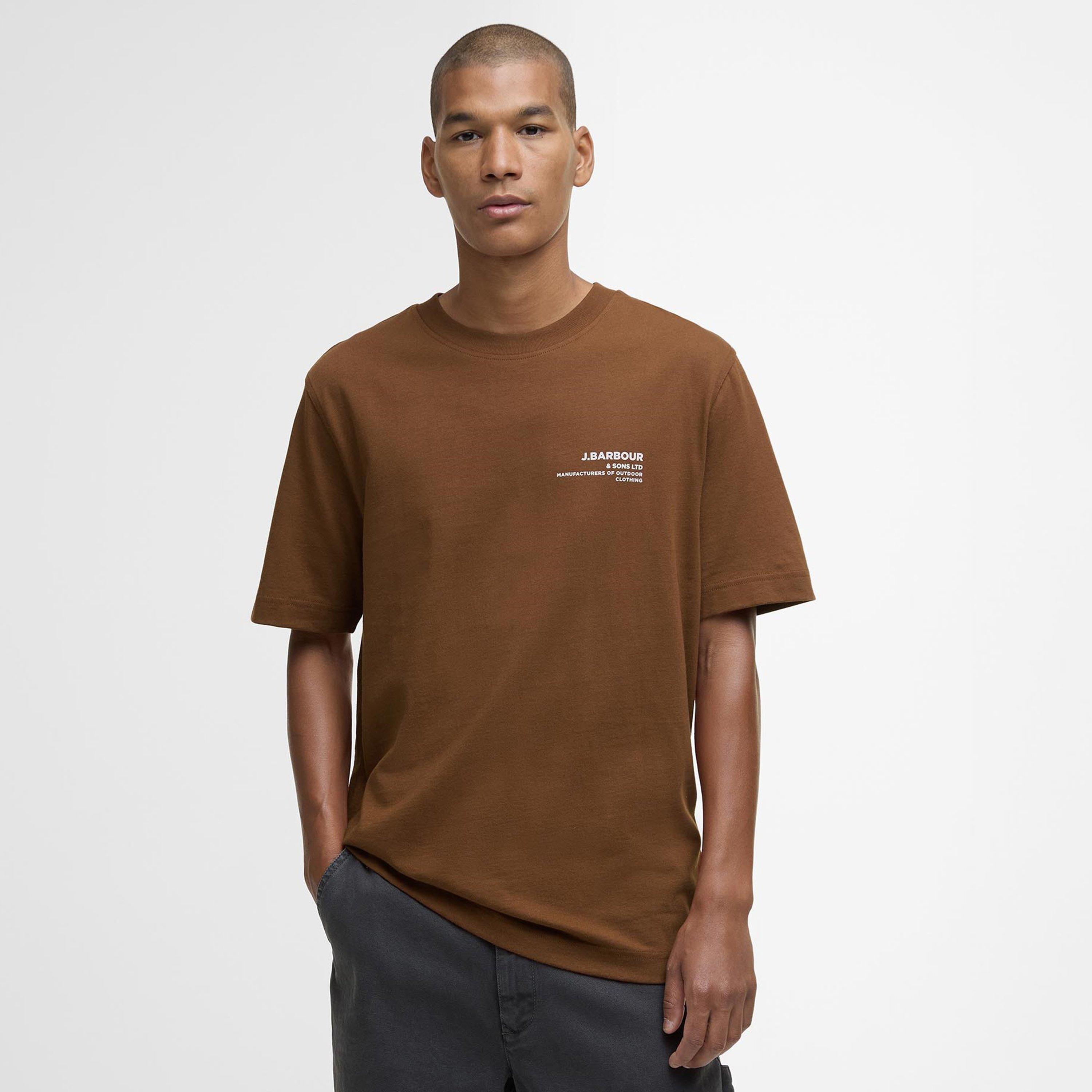 Umber - Barbour - Mens Parkend Graphic T-Shirt - 2