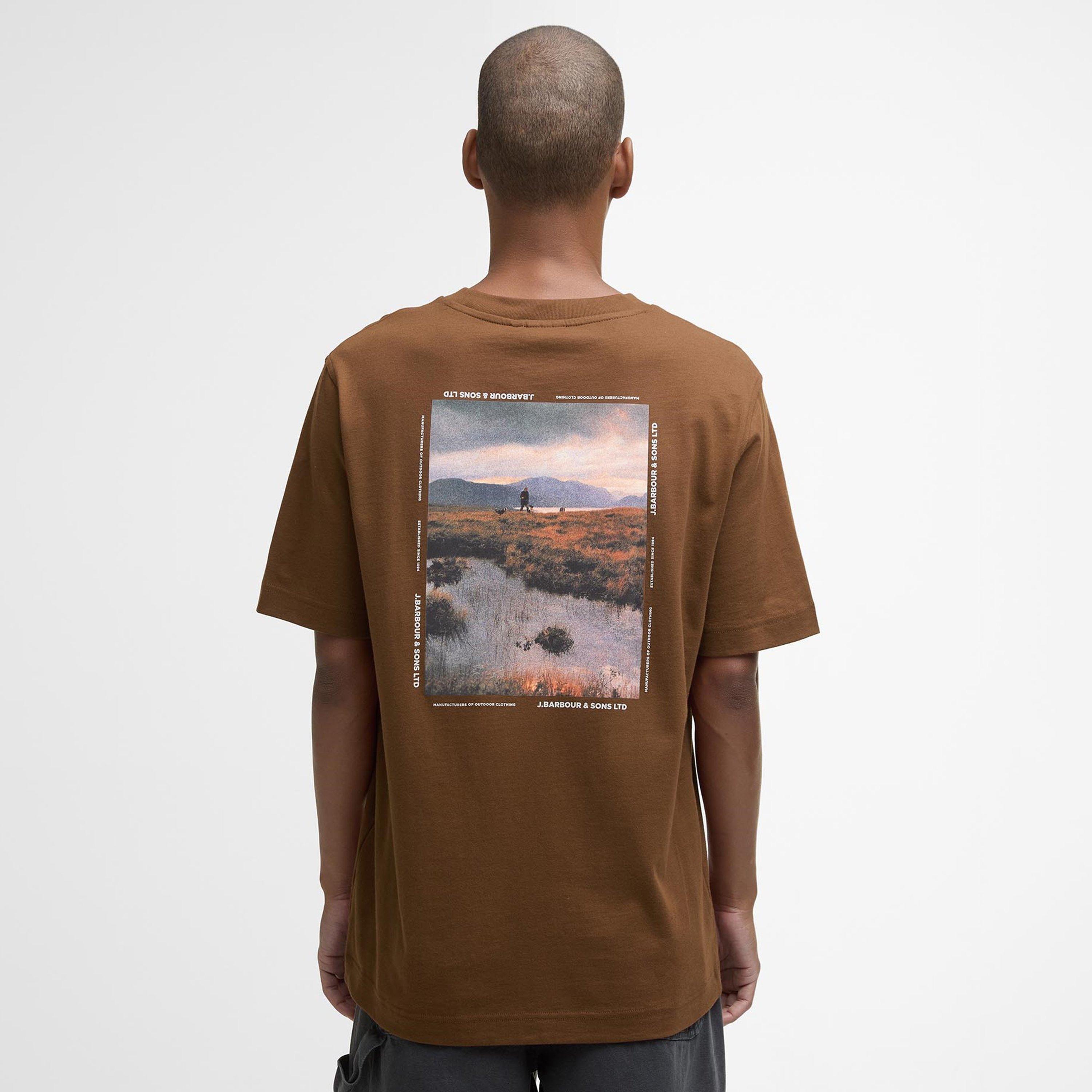 Umber - Barbour - Mens Parkend Graphic T-Shirt - 3