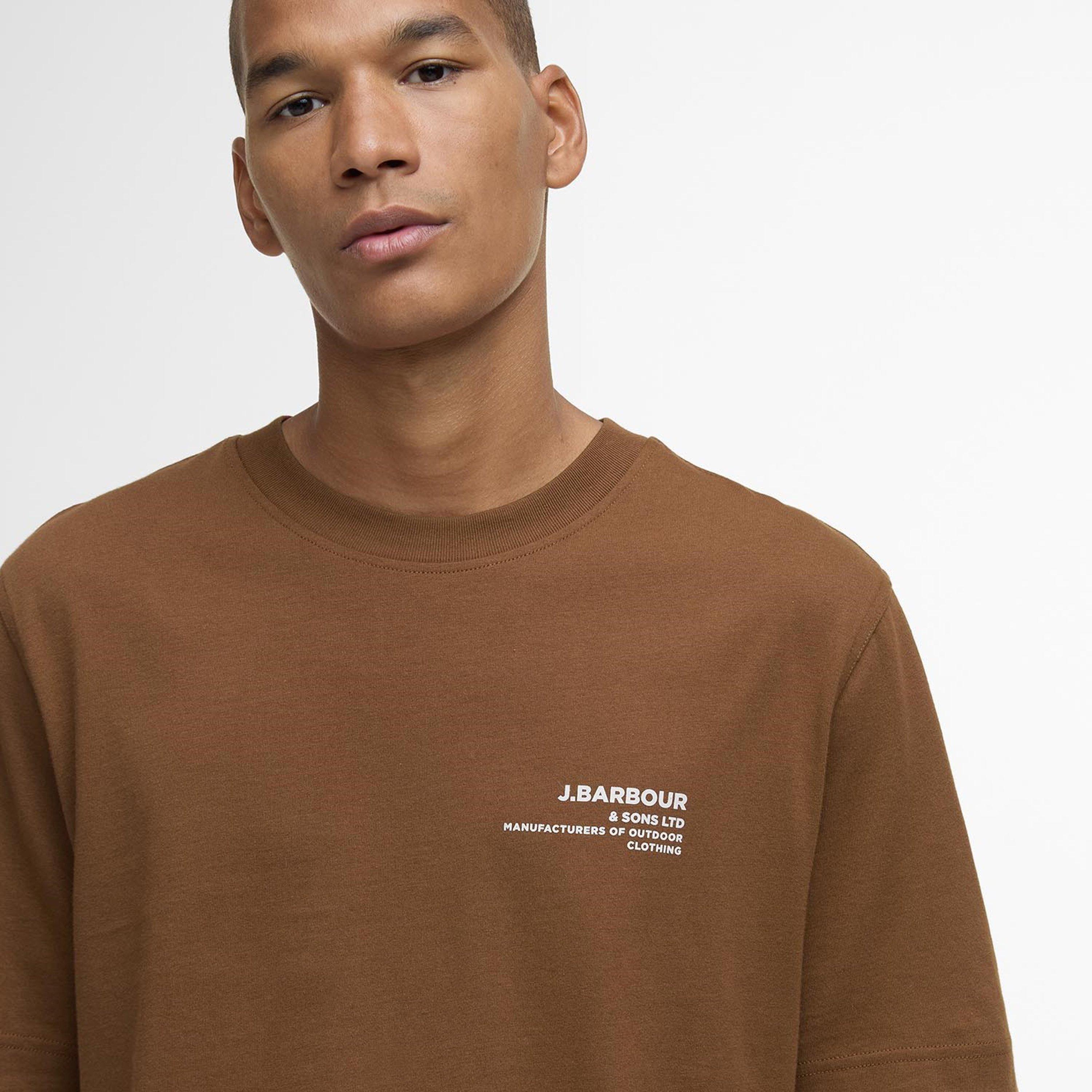 Umber - Barbour - Mens Parkend Graphic T-Shirt - 4