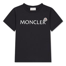 Moncler Embroidered Logo T Shirt Juniors