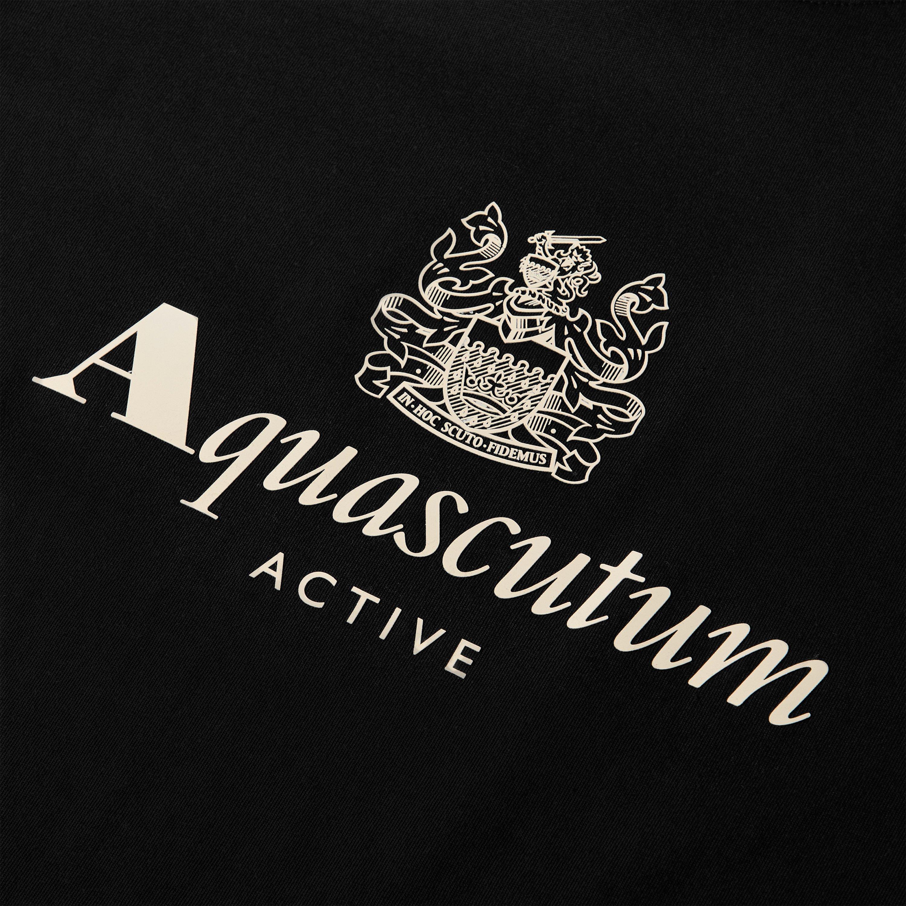 Black - Aquascutum - AquAct Logo Tee Sn62 - 5