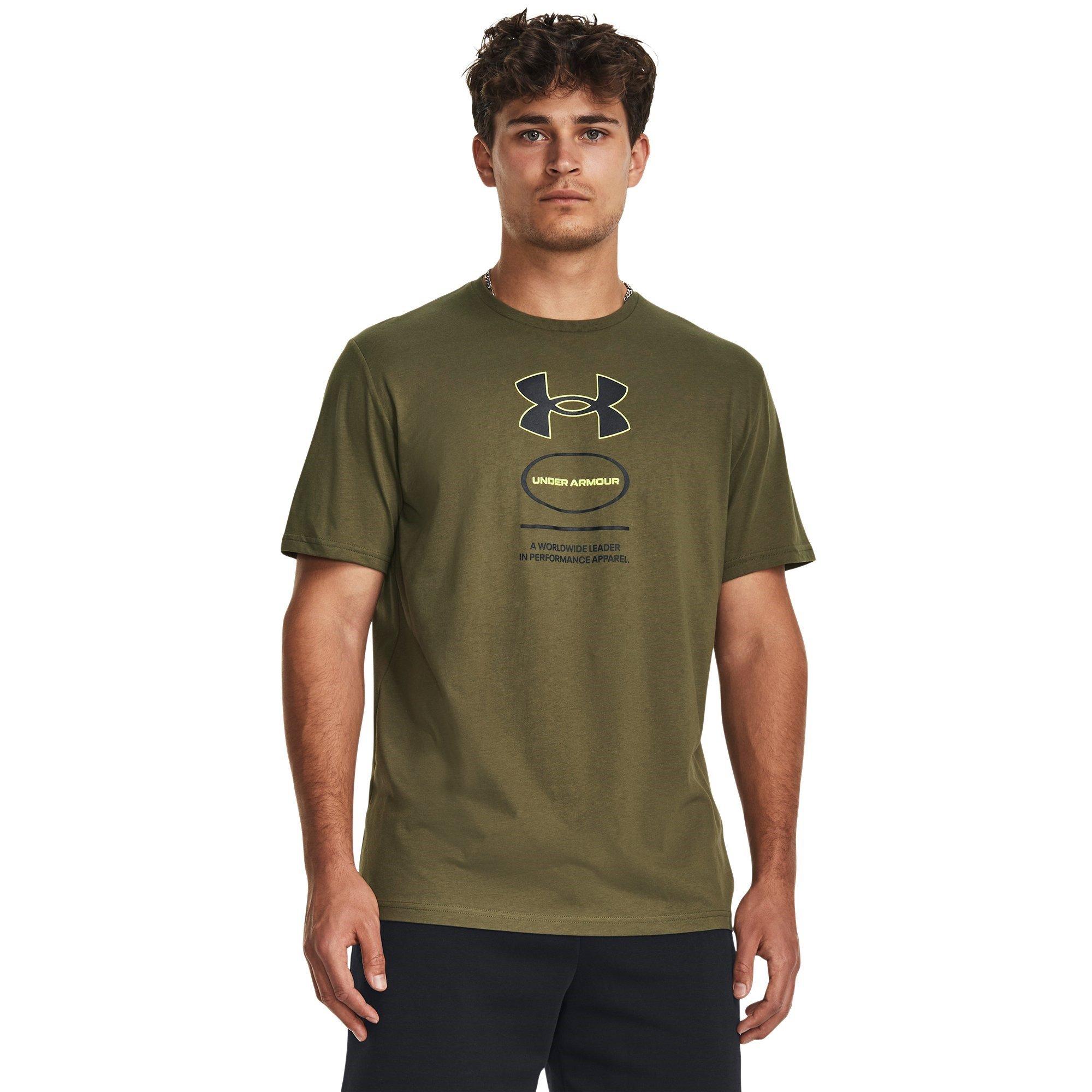 Marine Grn/Blk - Under Armour - Branded Gel Stack Regular Fit T-Shirt - 2