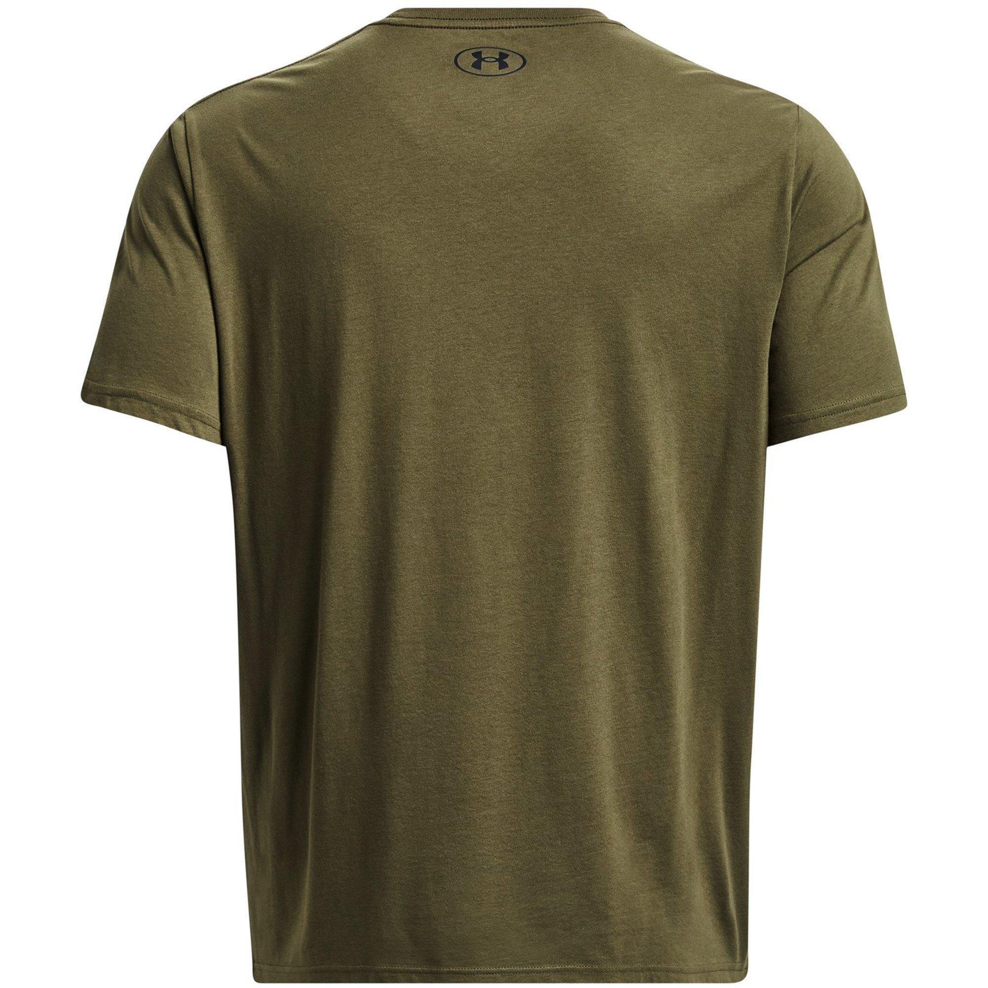 Marine Grn/Blk - Under Armour - Branded Gel Stack Regular Fit T-Shirt - 6