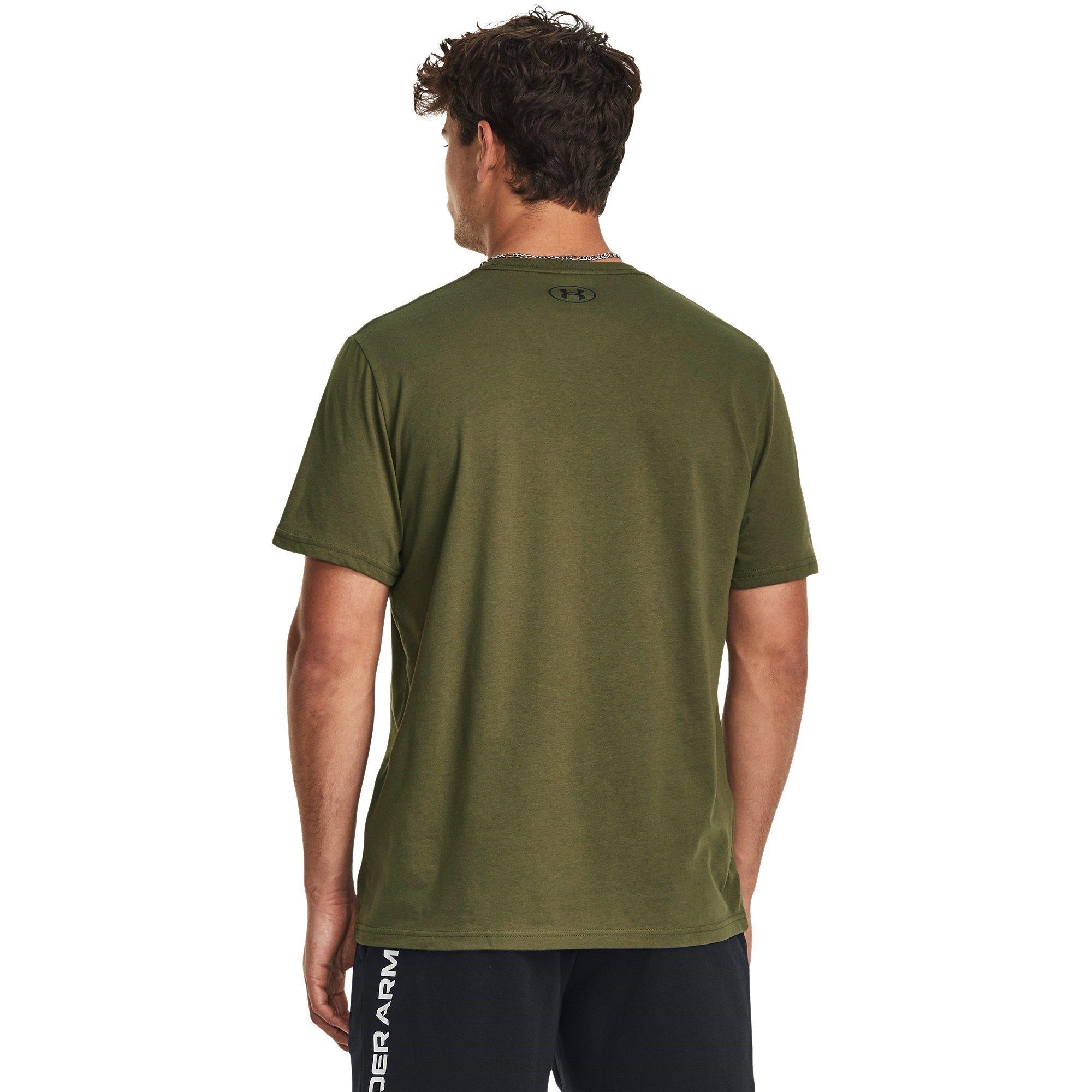 Marine Grn/Blk - Under Armour - Branded Gel Stack Regular Fit T-Shirt - 3
