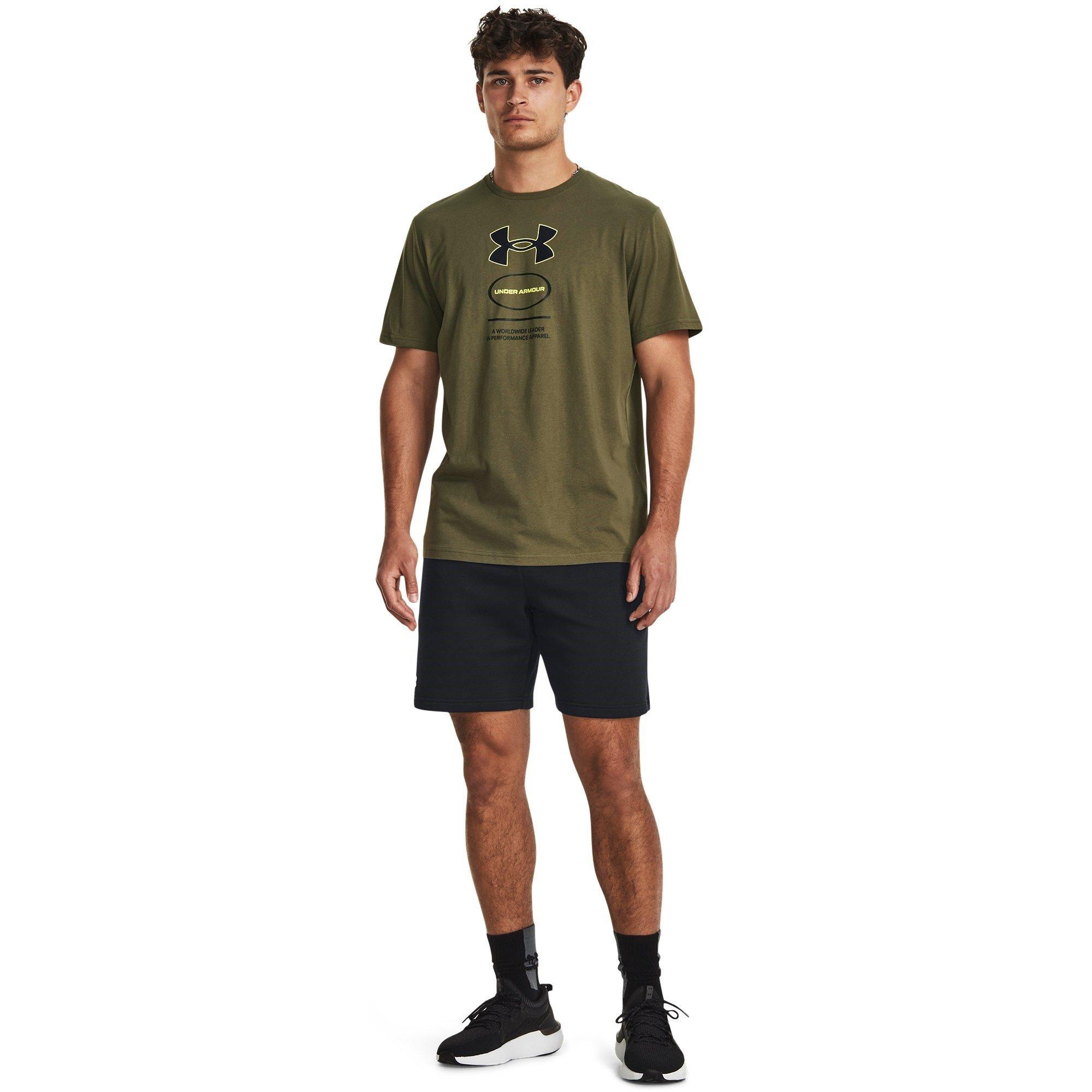 Marine Grn/Blk - Under Armour - Branded Gel Stack Regular Fit T-Shirt - 4