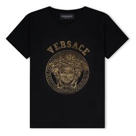 Versace Junior Boys Foil Medusa T Shirt