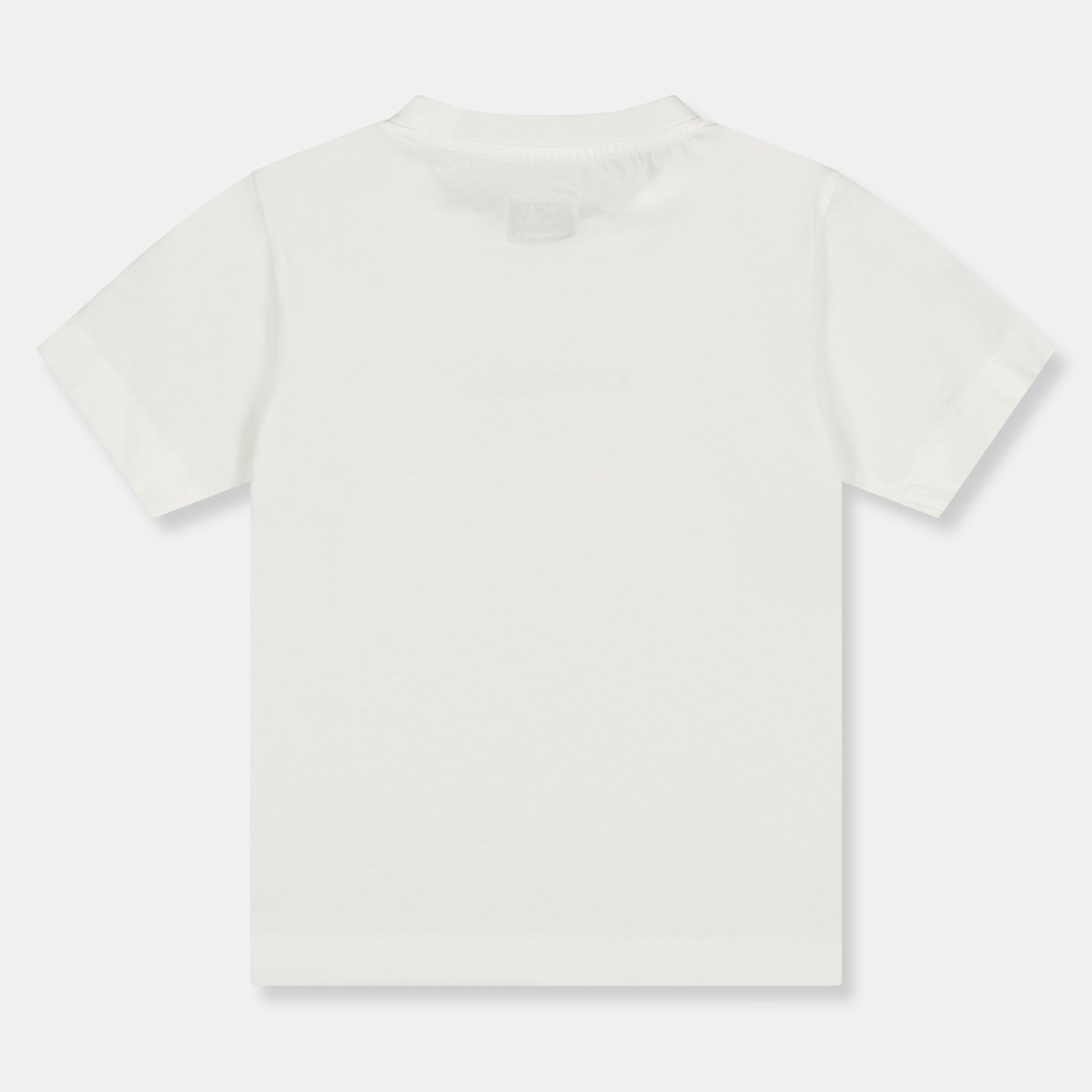 White 10135 - CP Company - Kids' Centre Logo Regular Fit T-Shirt - 2