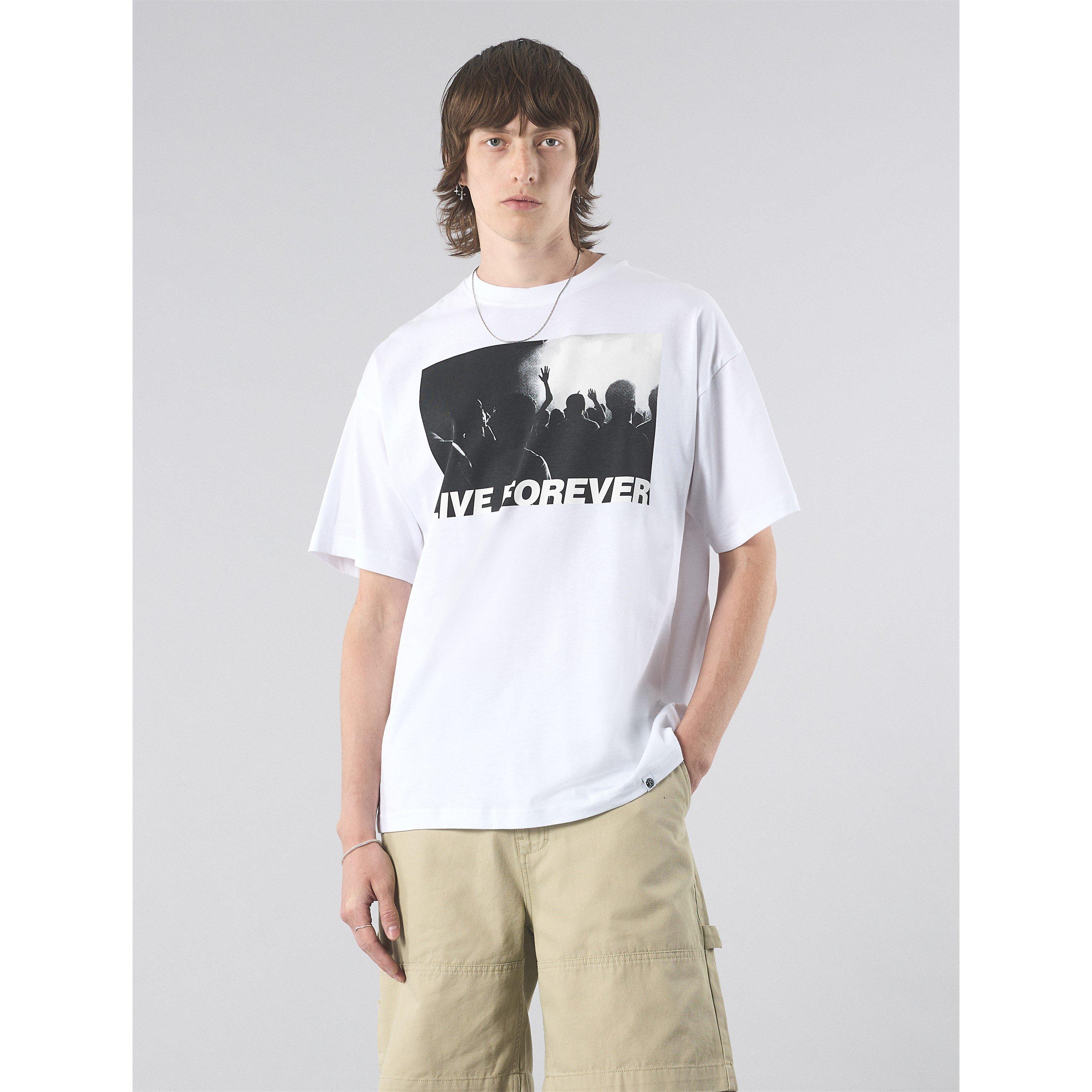 White - Pretty Green - Men's PG Live Forever Regular Fit T-Shirt - 3