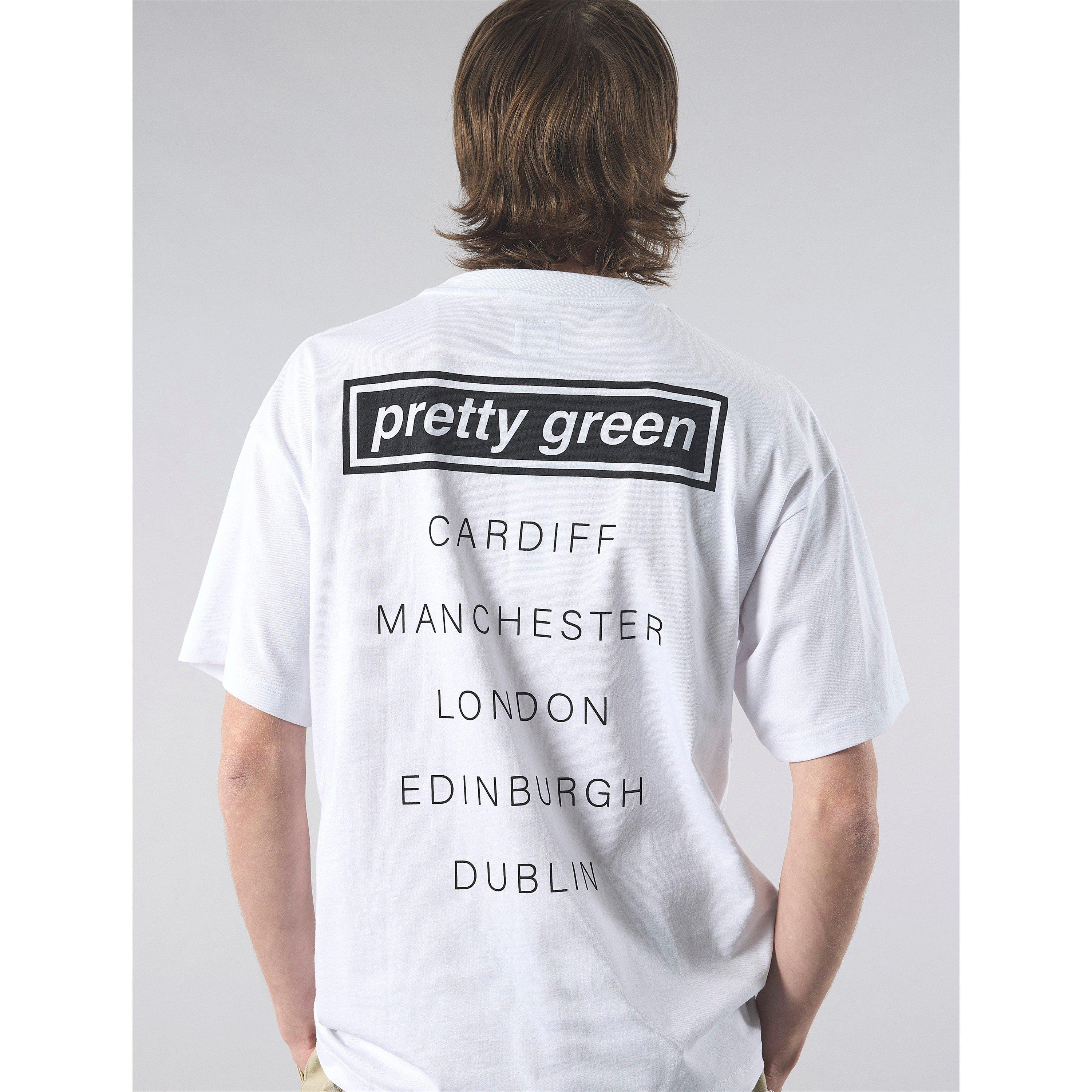 White - Pretty Green - Men's PG Live Forever Regular Fit T-Shirt - 4