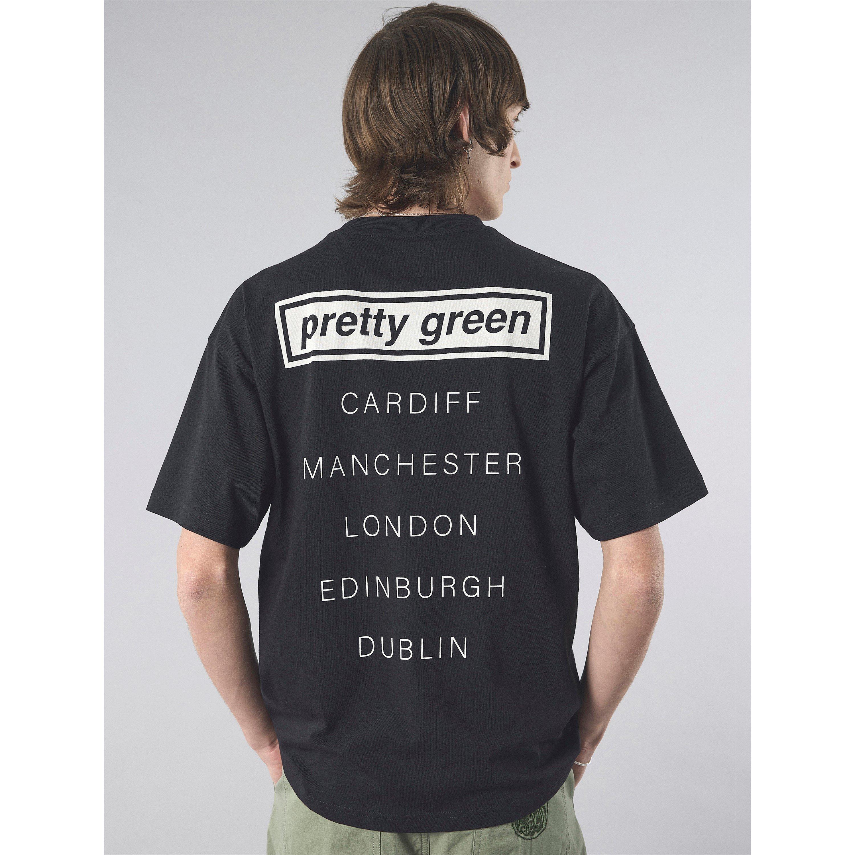 Schwarz - Pretty Green - Men's PG Live Forever Regular Fit T-Shirt - 4
