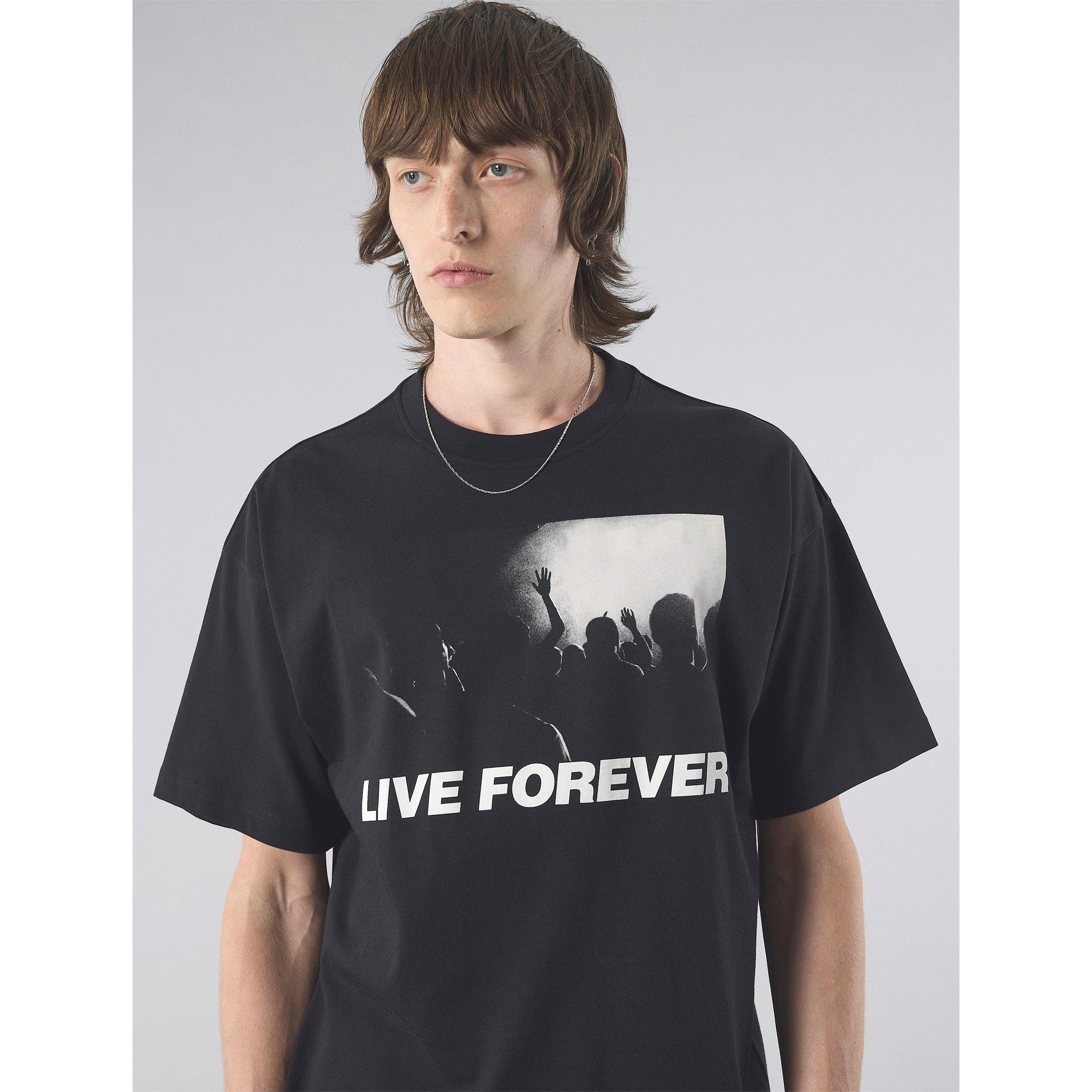 Schwarz - Pretty Green - Men's PG Live Forever Regular Fit T-Shirt - 5