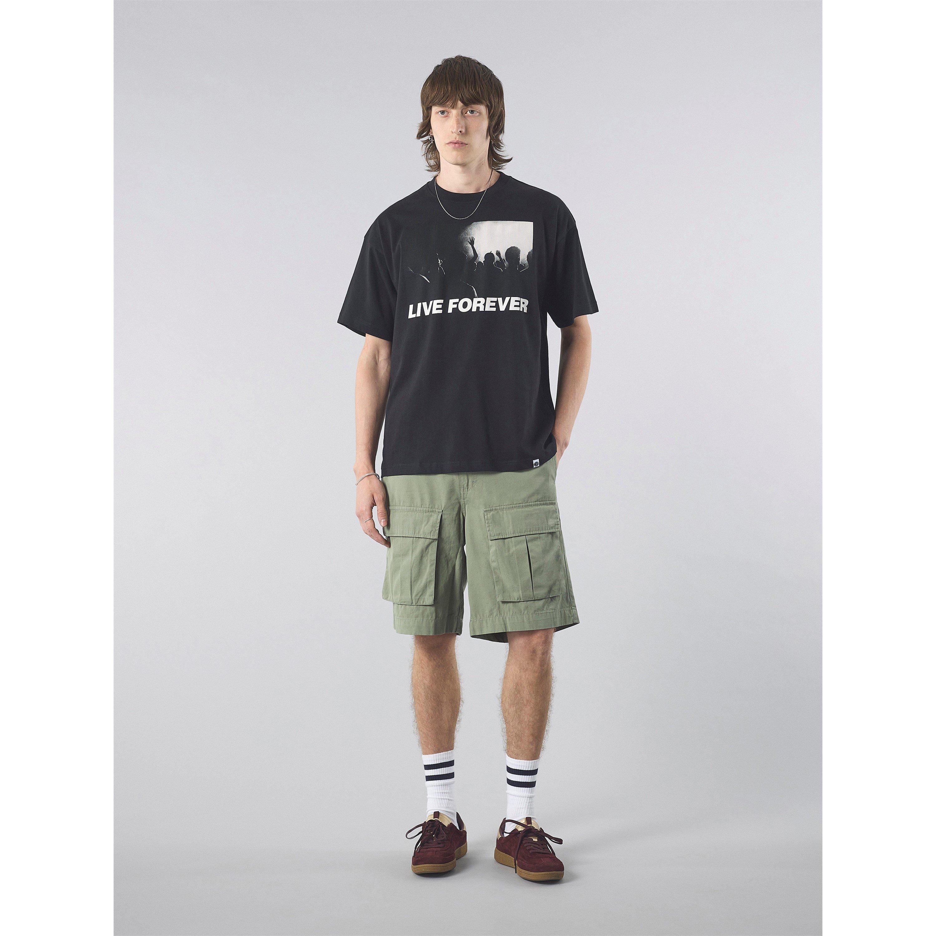 Schwarz - Pretty Green - Men's PG Live Forever Regular Fit T-Shirt - 6