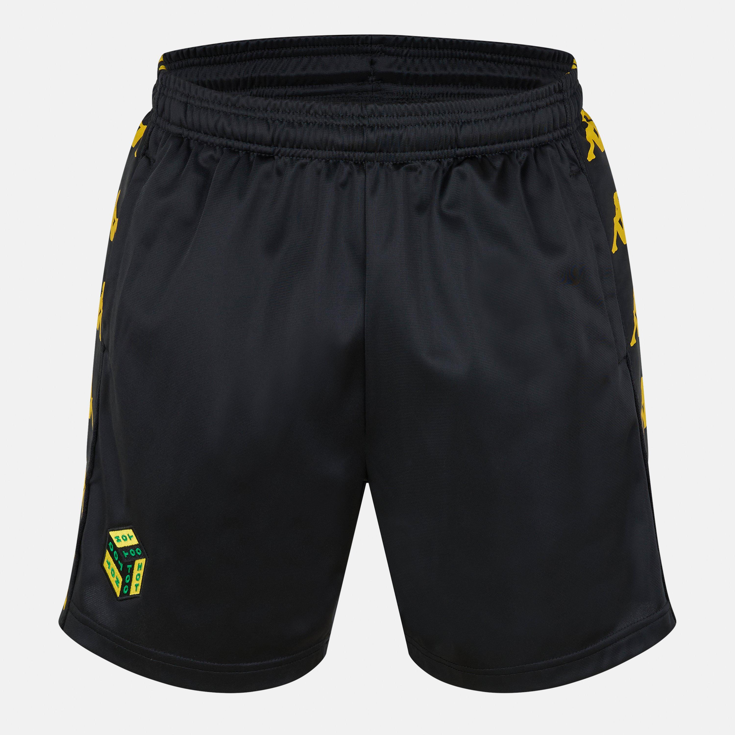 Brt Yellow/Blk - Kappa - Men's Crew Neck T-Shirt - 1
