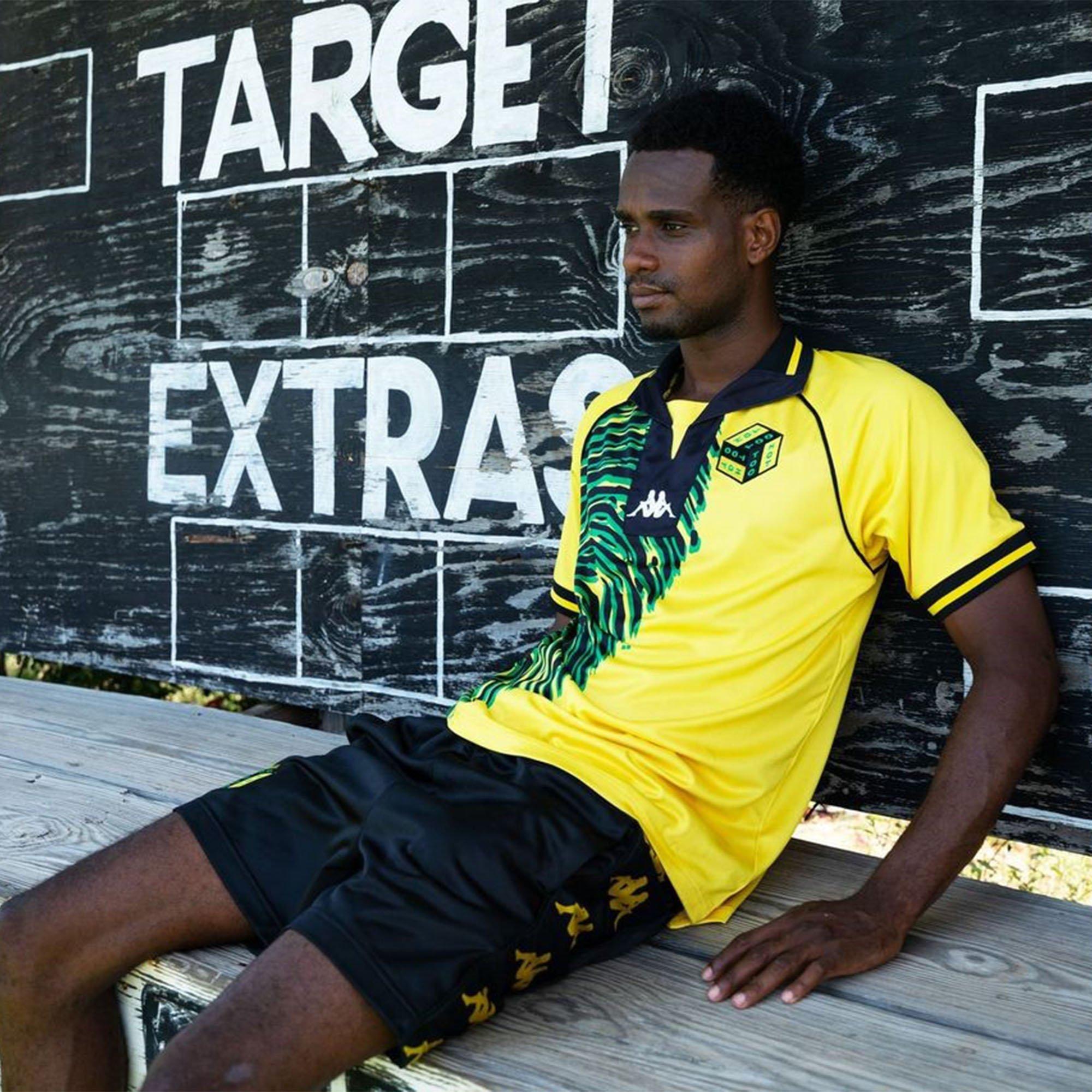 Brt Yellow/Blk - Kappa - Men's Regular Fit T-Shirt - 3