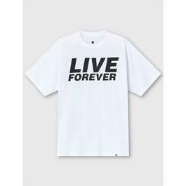 Pretty Green Men's PG Live Forever Tour Regular Fit T-Shirt