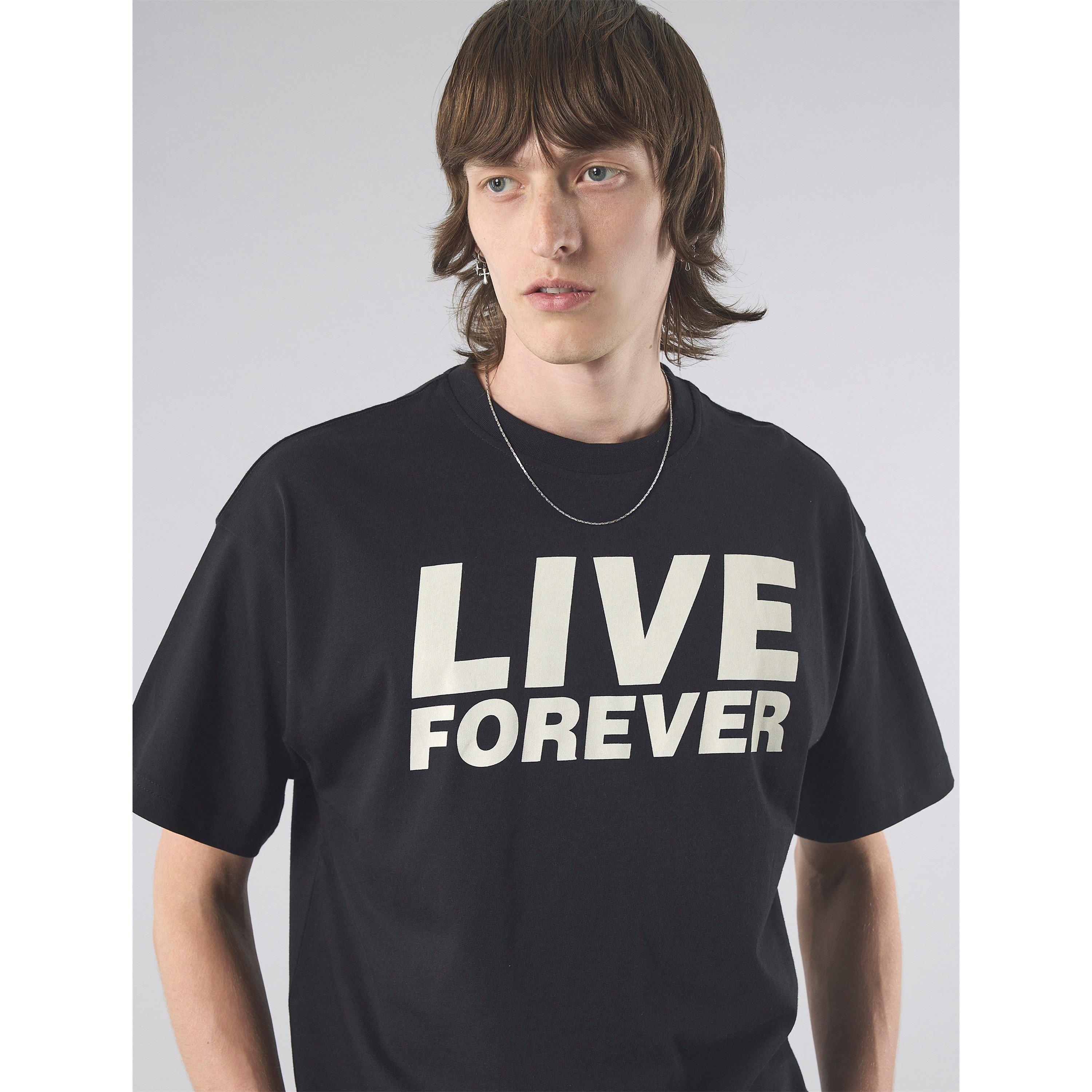 Preto - Pretty Green - Men&#x27;s PG Live Forever Tour Regular Fit T-Shirt - 5