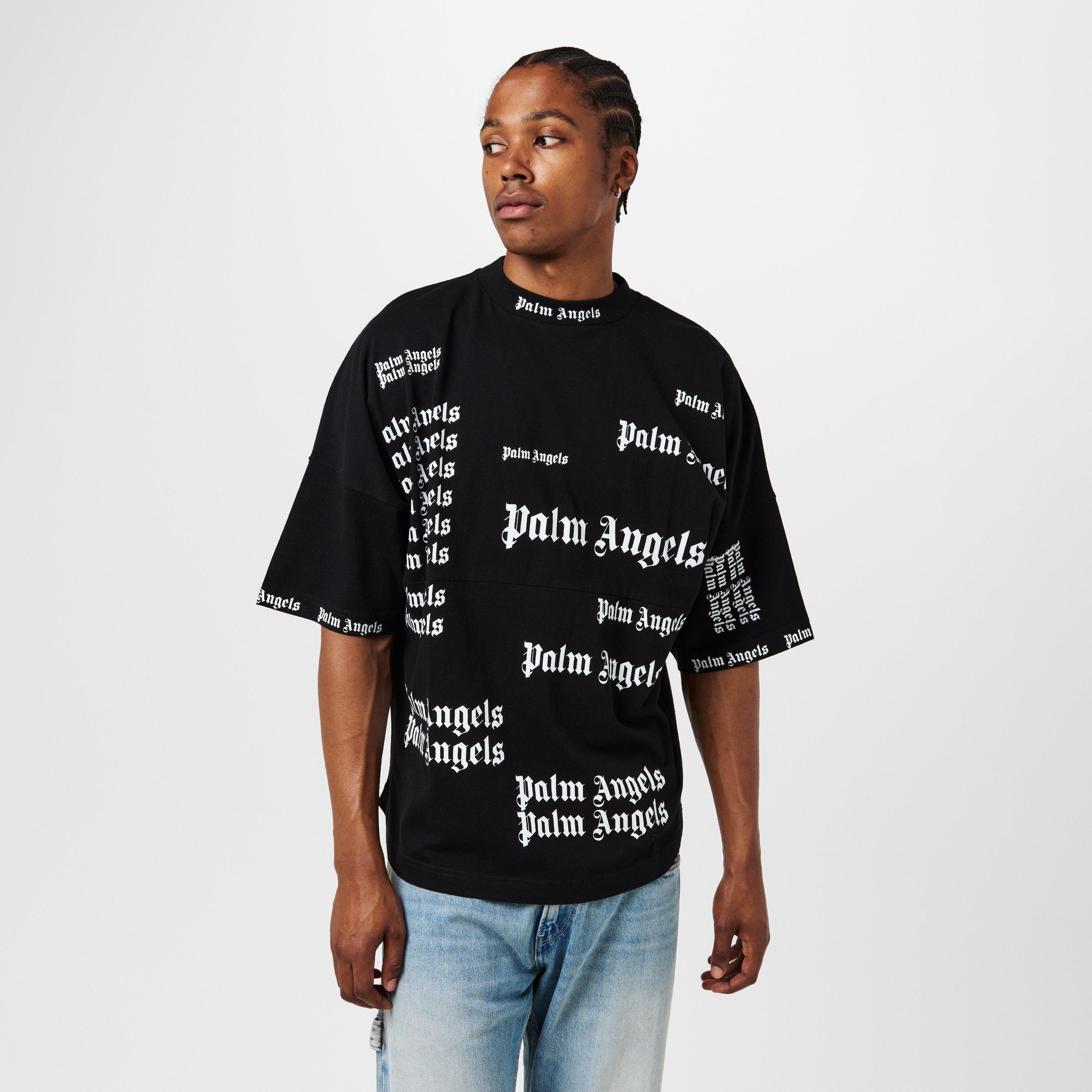 Black/White - Palm Angels - Ultra Logo T-Shirt - 3
