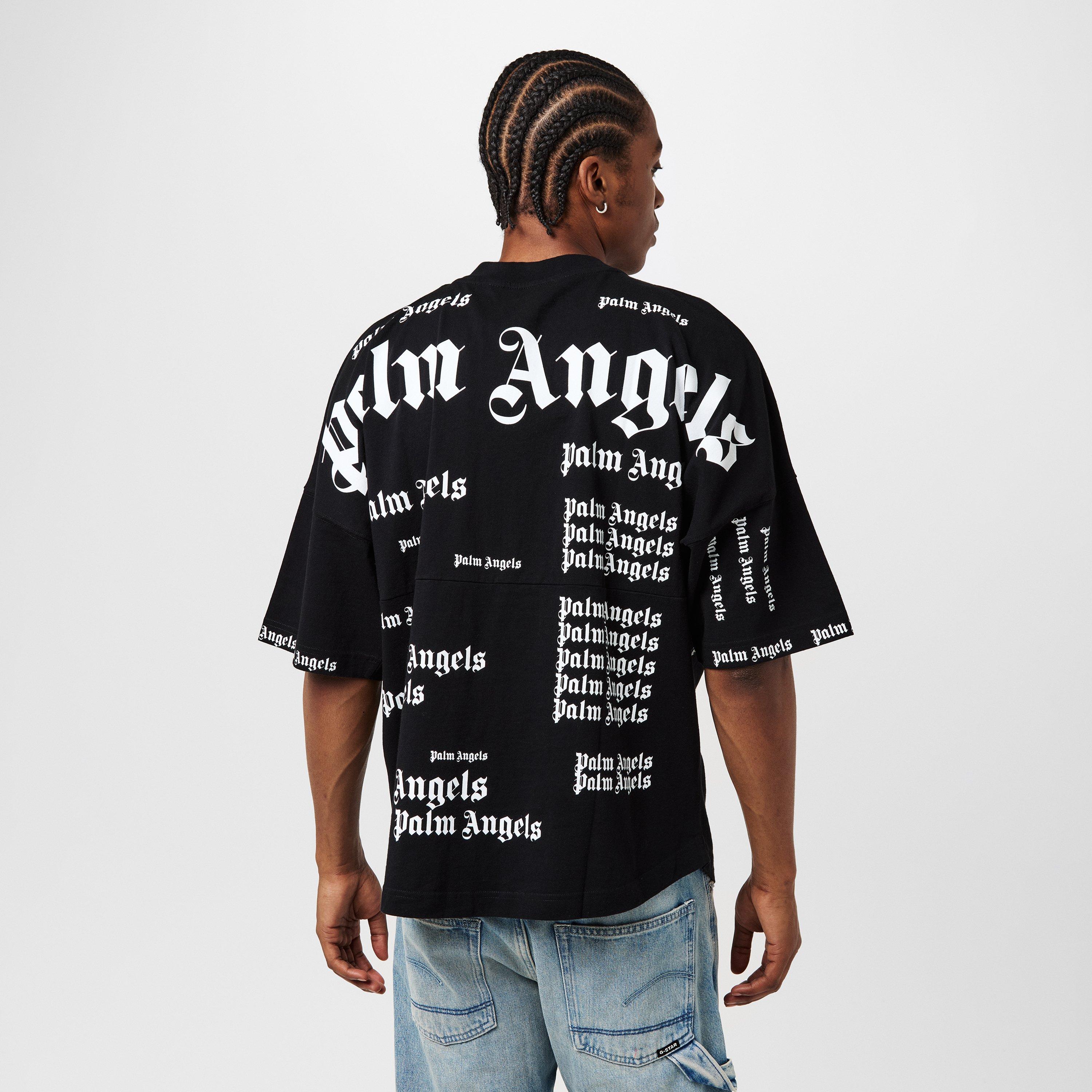 Black/White - Palm Angels - Ultra Logo T-Shirt - 4