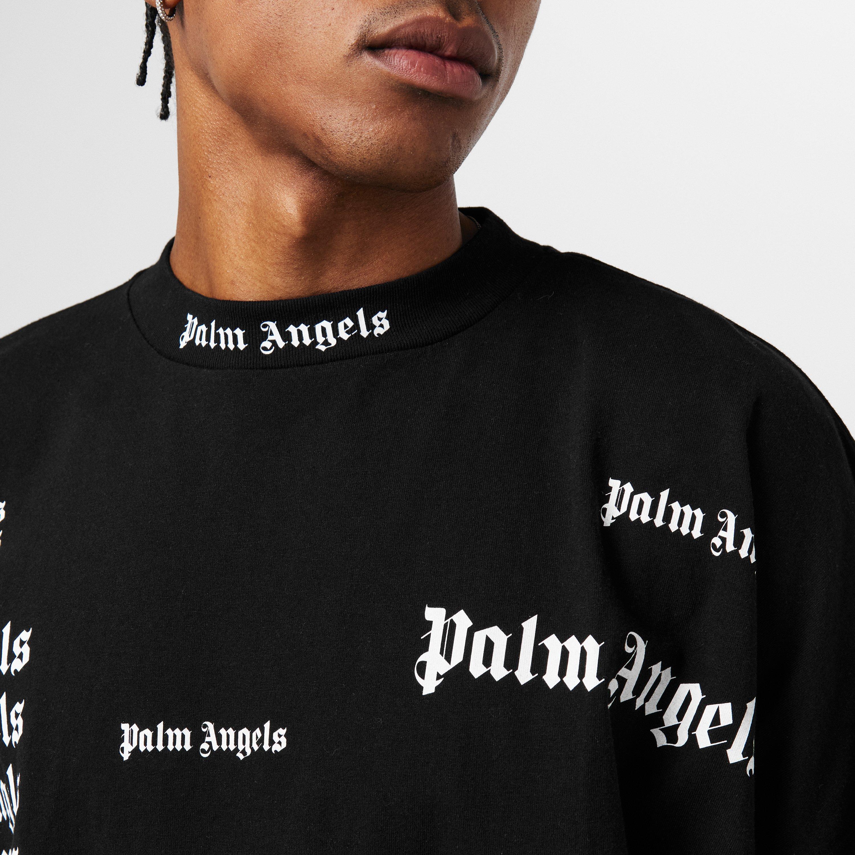 Black/White - Palm Angels - Ultra Logo T-Shirt - 5