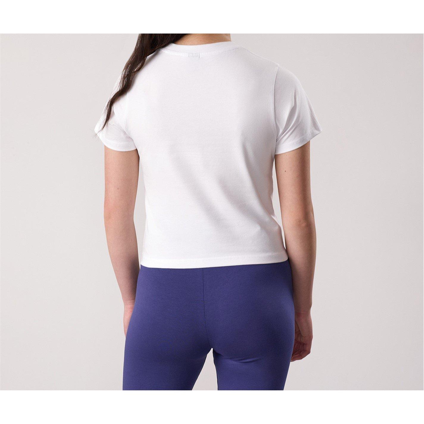  White - Gym King - Kids Script Jersey Fitted White T-Shirt - 3