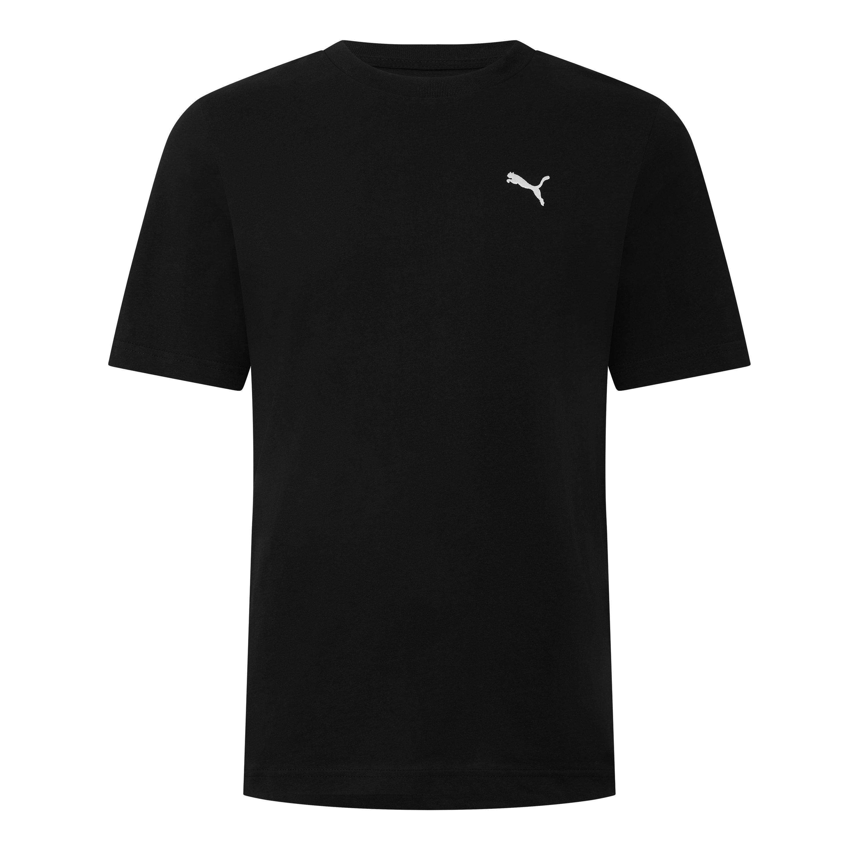 Schwarz/Grau Hthr - Puma - Men's Logo Multipack T-Shirt - 3