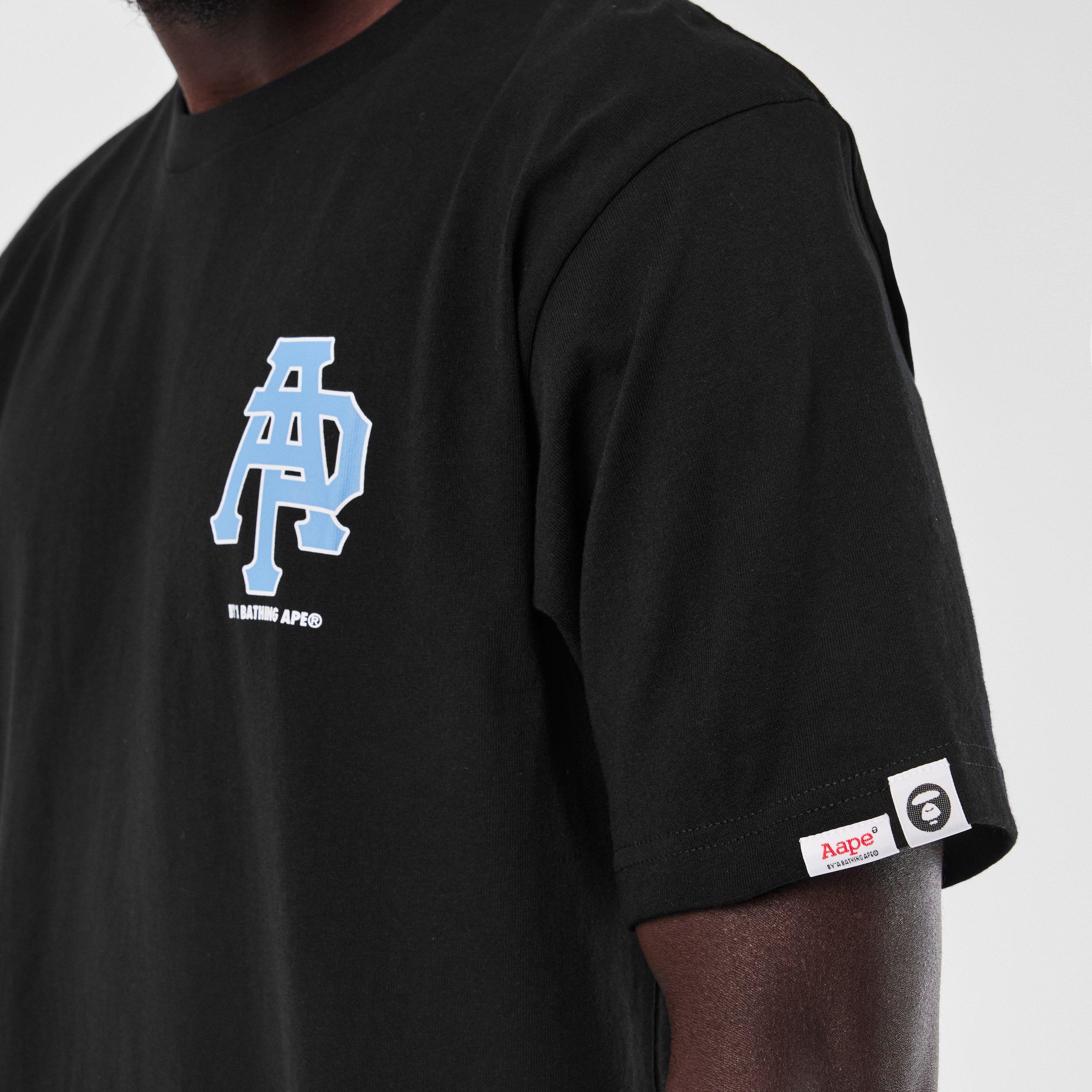 Black - AAPE - Men's Camo Oversized T-Shirt - 5