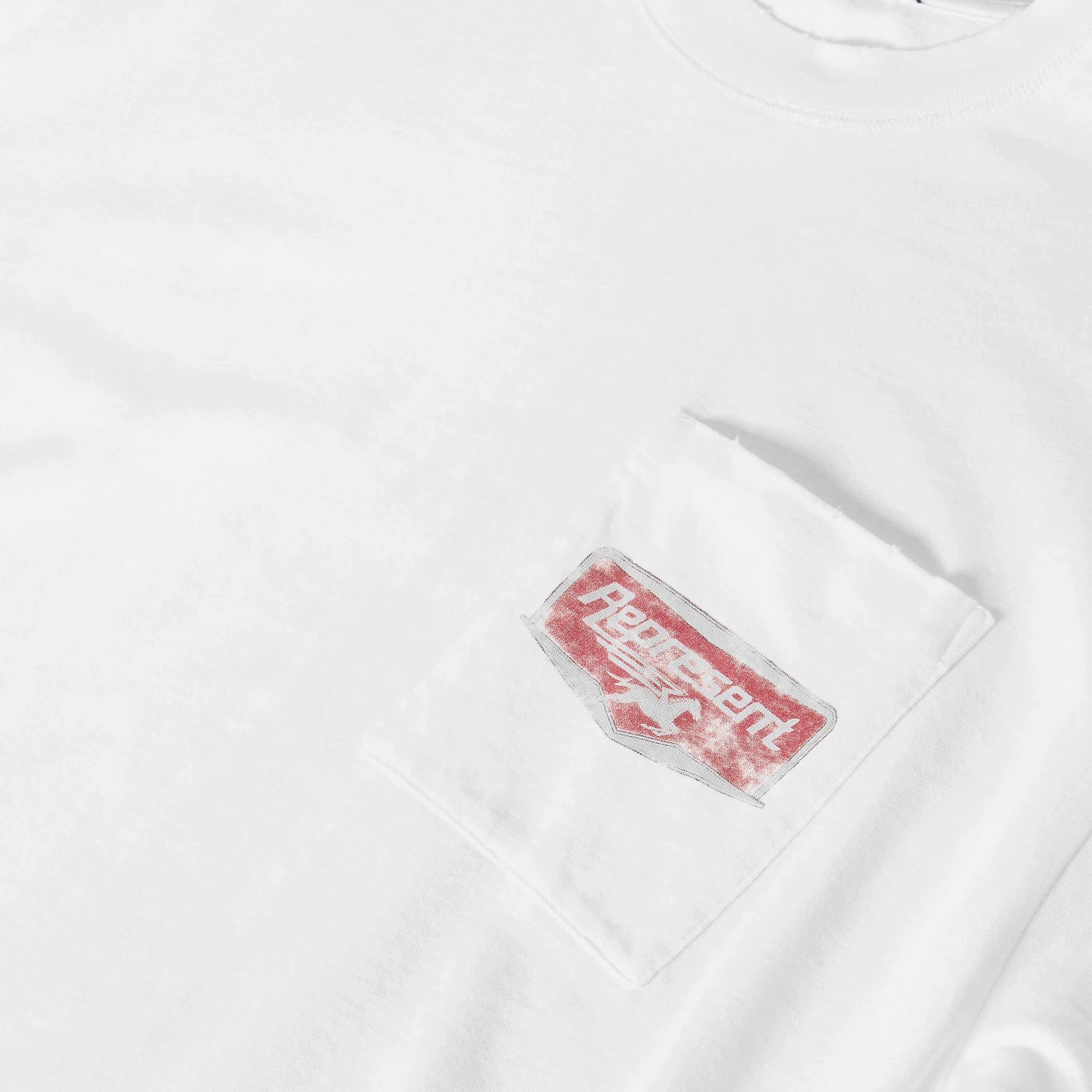 Flat White - Represent - Men's Oversized T-Shirt - 5
