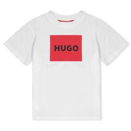 Hugo Framed Logo T Shirt Junior