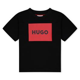 Hugo Framed Logo T Shirt Junior