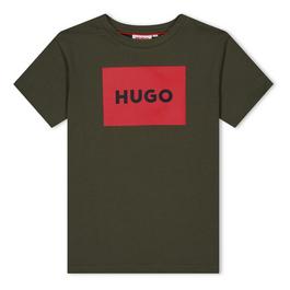 Hugo Framed Logo T Shirt Junior