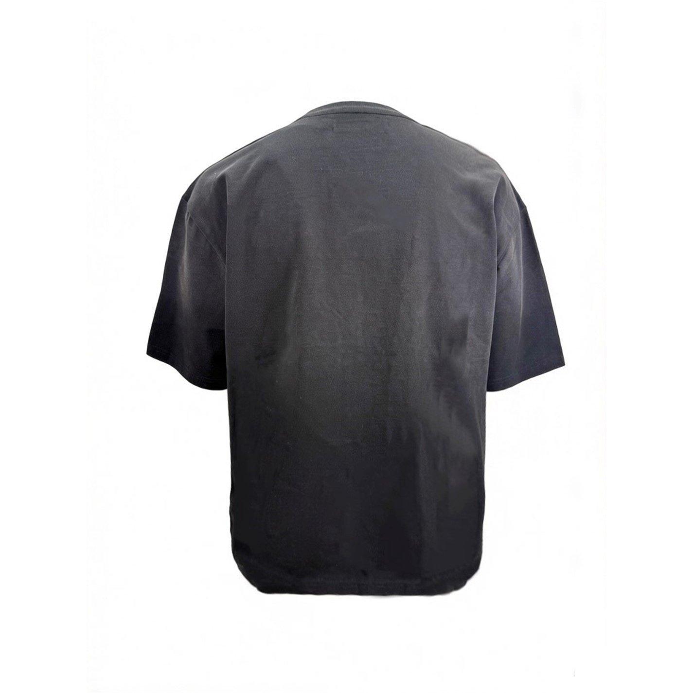 Wash Black - Pretty Boy Ugly World - The Pretty Boy Ugly World Cotton Short Sleeve Crew Neck T-Shirt Mens - 2