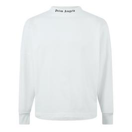 Palm Angels Double Logo Long Sleeve T Shirt