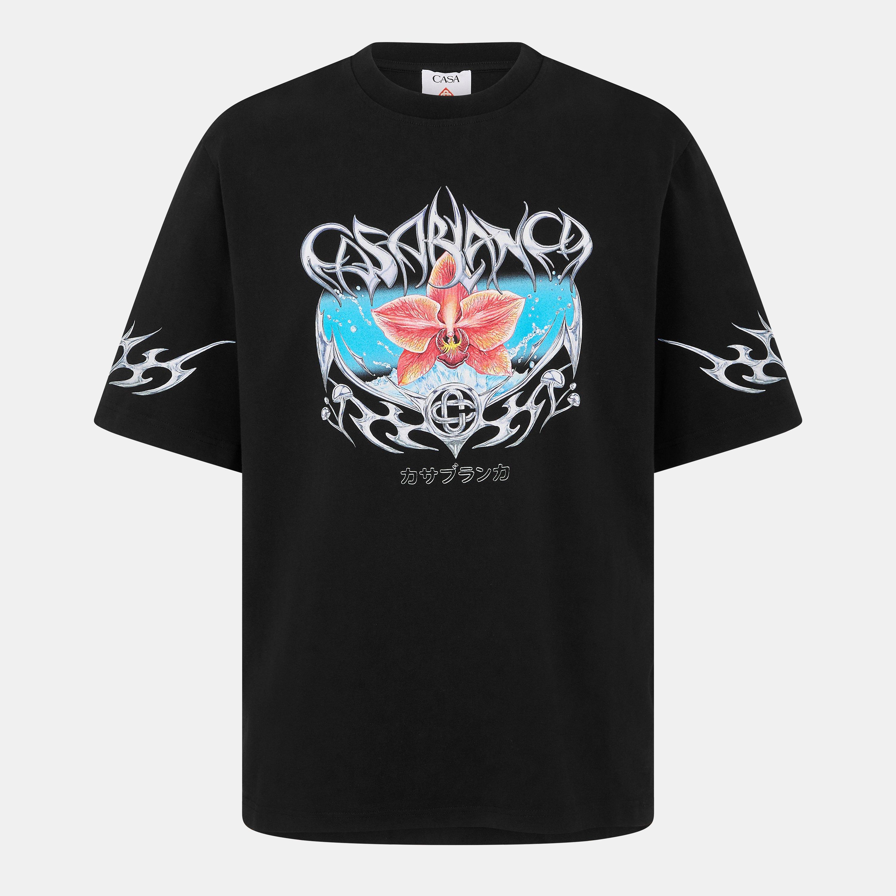 Casablanca | Men's Casa Blades Regular Fit T-Shirt | Regular Fit T