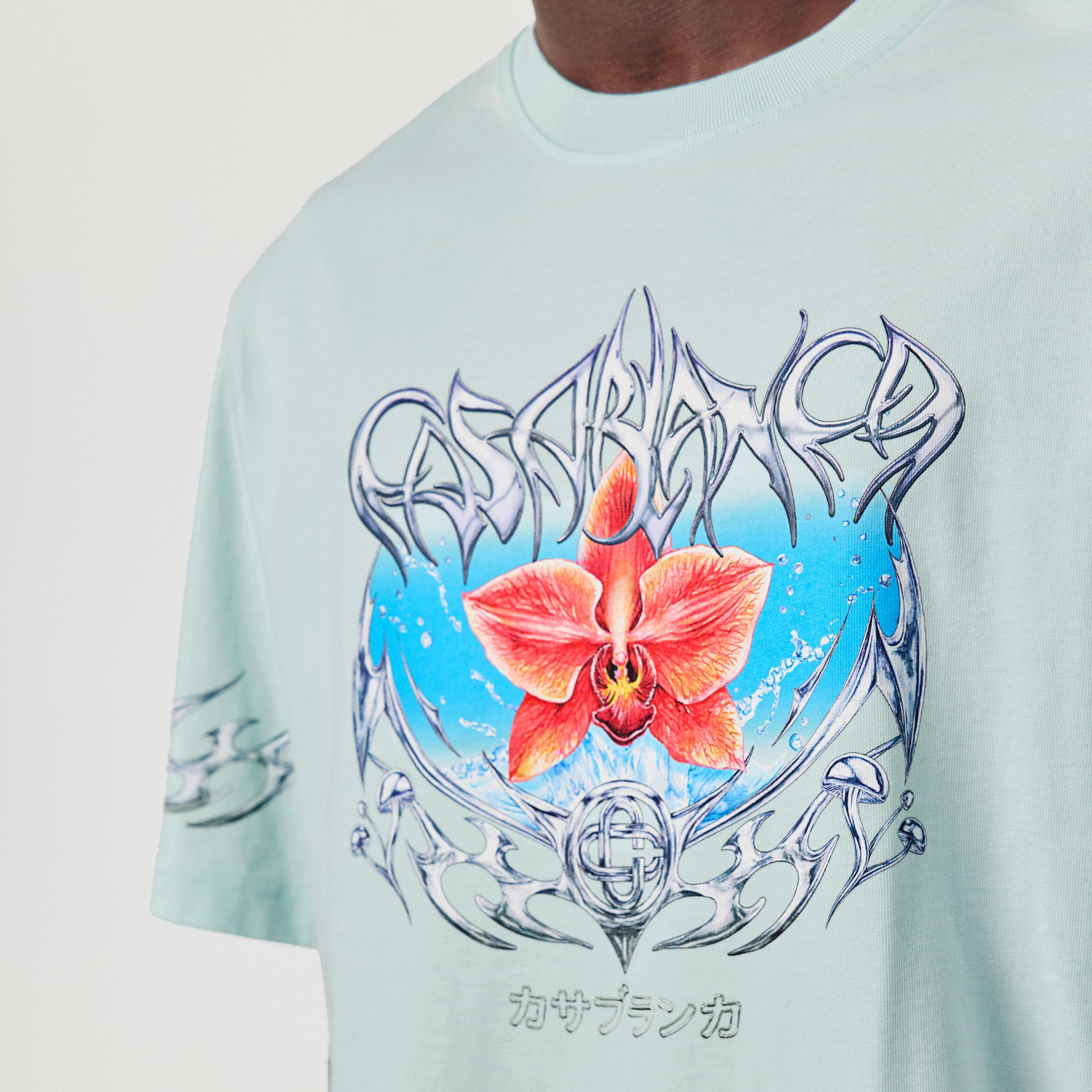 Pale Blue - Casablanca - Men's Blades T-Shirt - 5